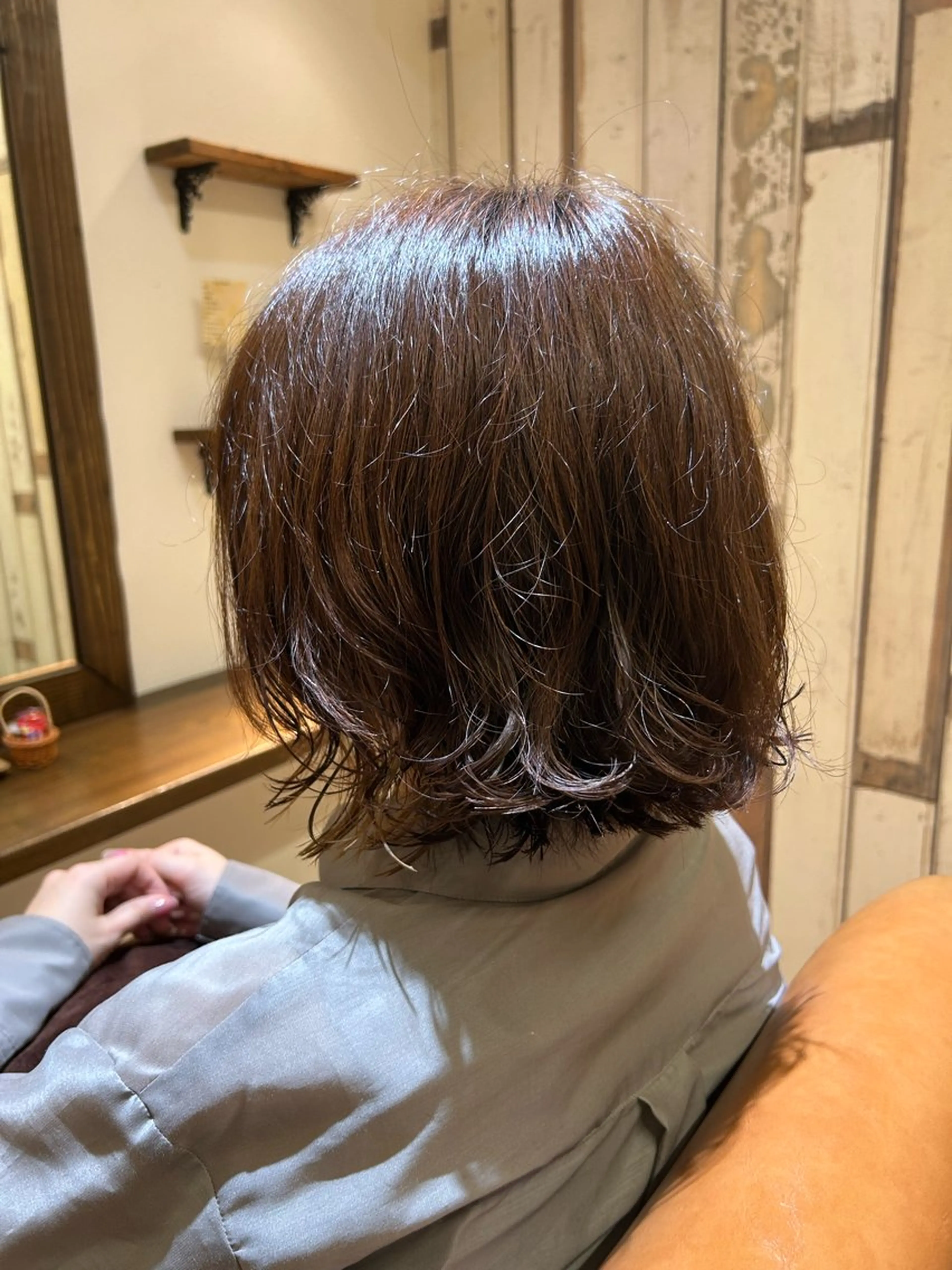 パーマ ボブ 鈴木 香奈のヘアスタイル