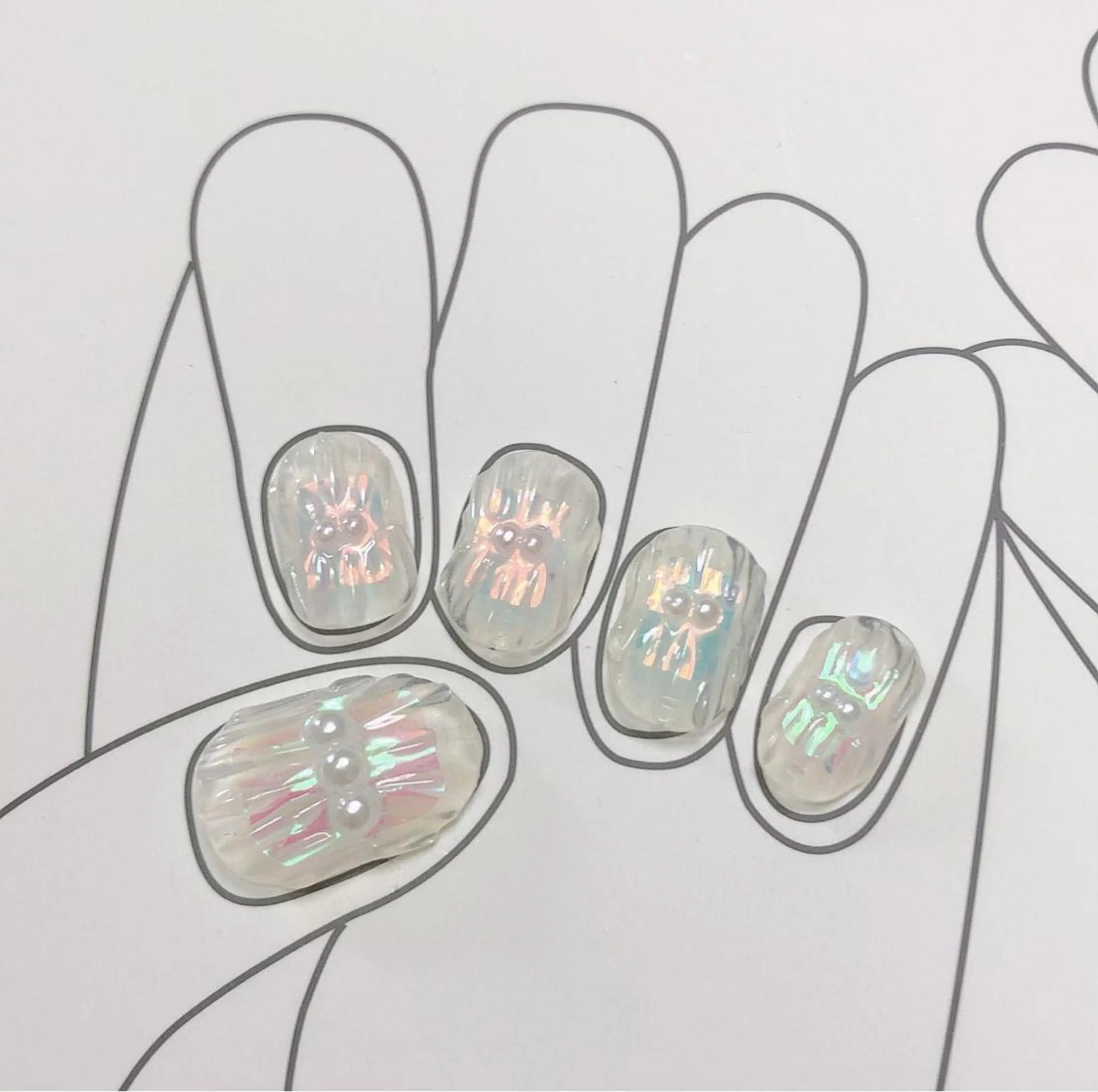 ネイル mano nella manoのネイルデザイン