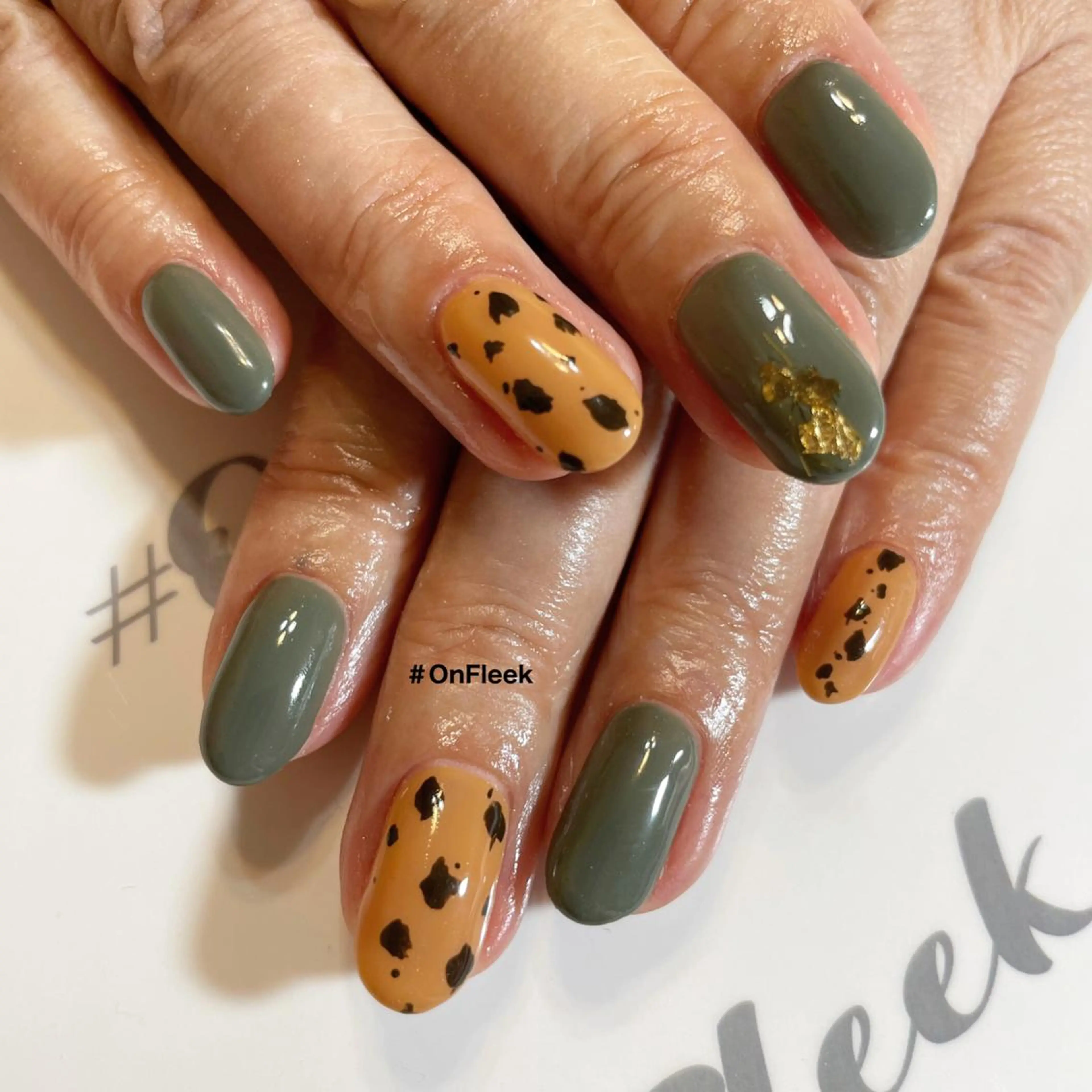 ネイル ジェルネイル ハンドネイル NailSalon ＃OnFleekのネイルデザイン