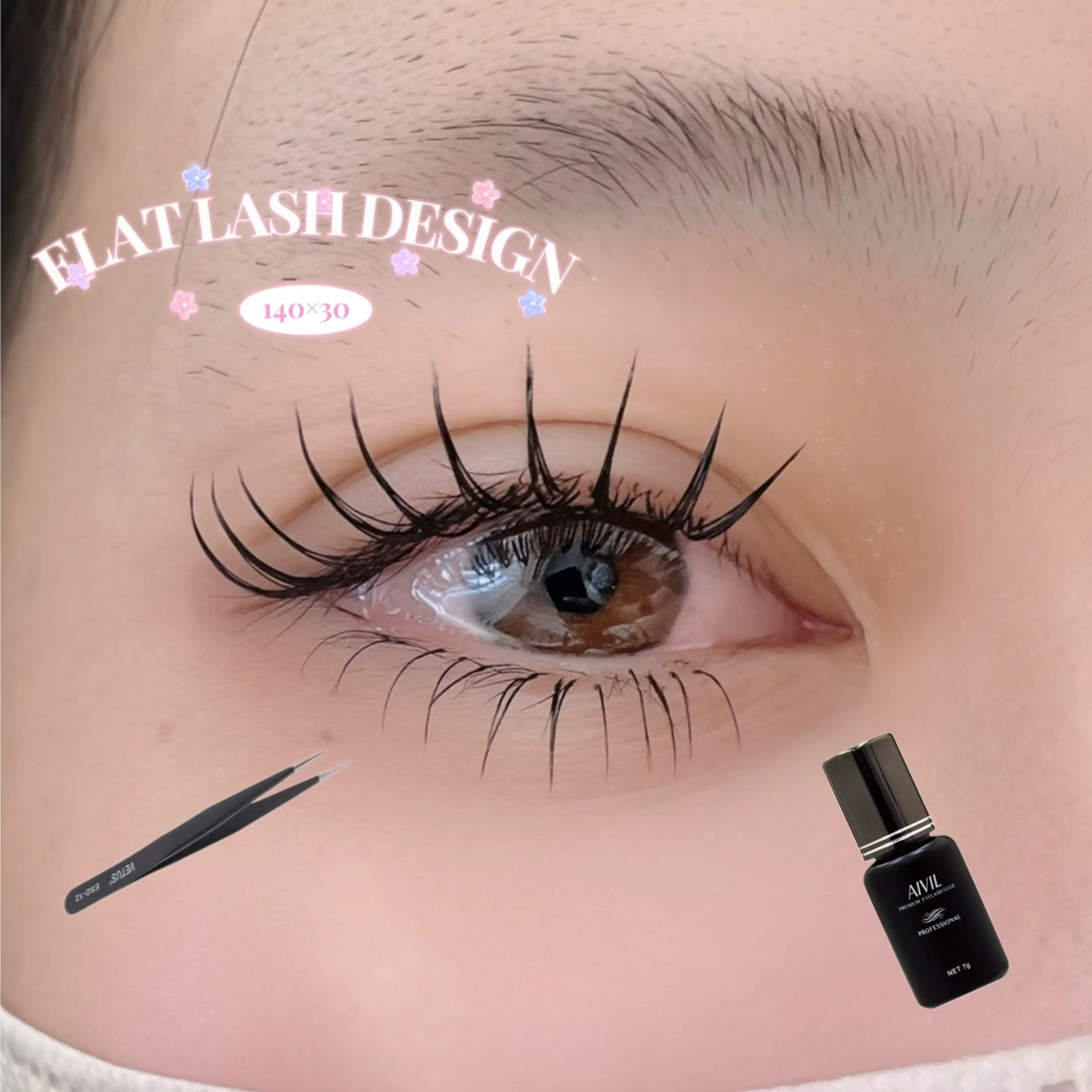 マツエク・マツパ 難波/日本橋m_a maison 牧沢のマツエク・マツパデザイン