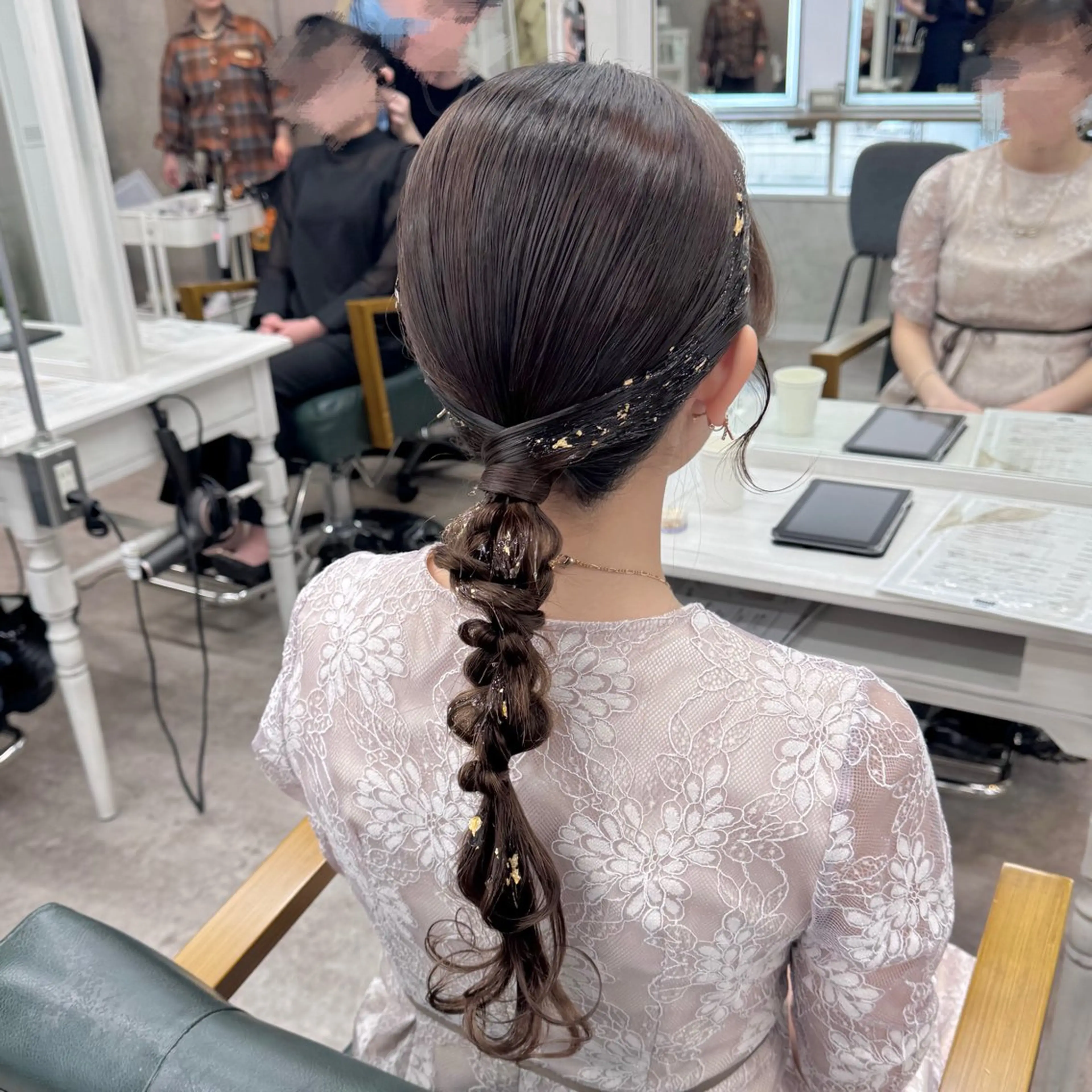 ロング ヘアアレンジ JUNSHIN🦋 ヘアセット／カラーのヘアスタイル