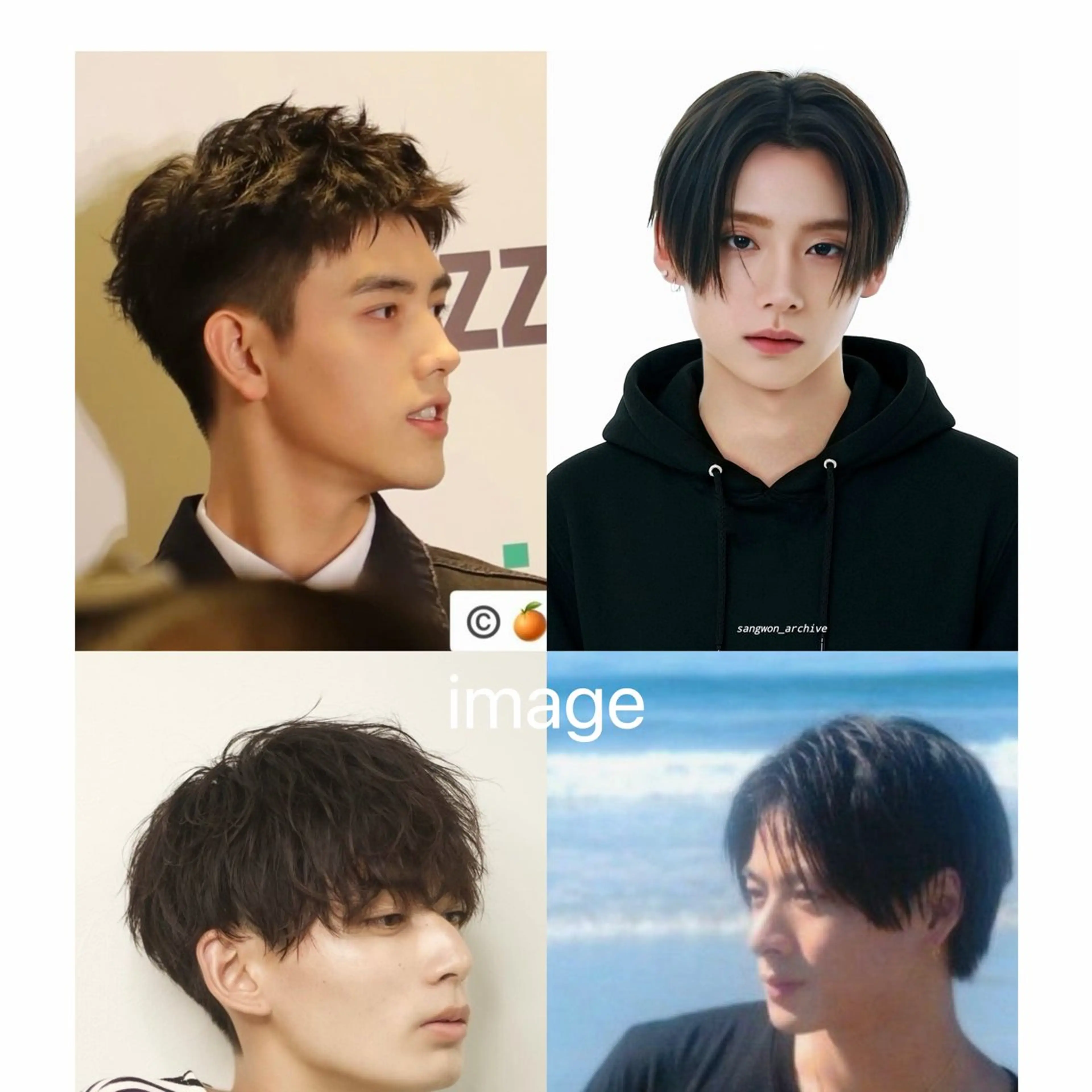 【本日限定‼️ヘッドスパ5分付き】メンズカット🚹メンズマッシュ/センターパート/スパイキーショート/韓国風メンズカットの写真