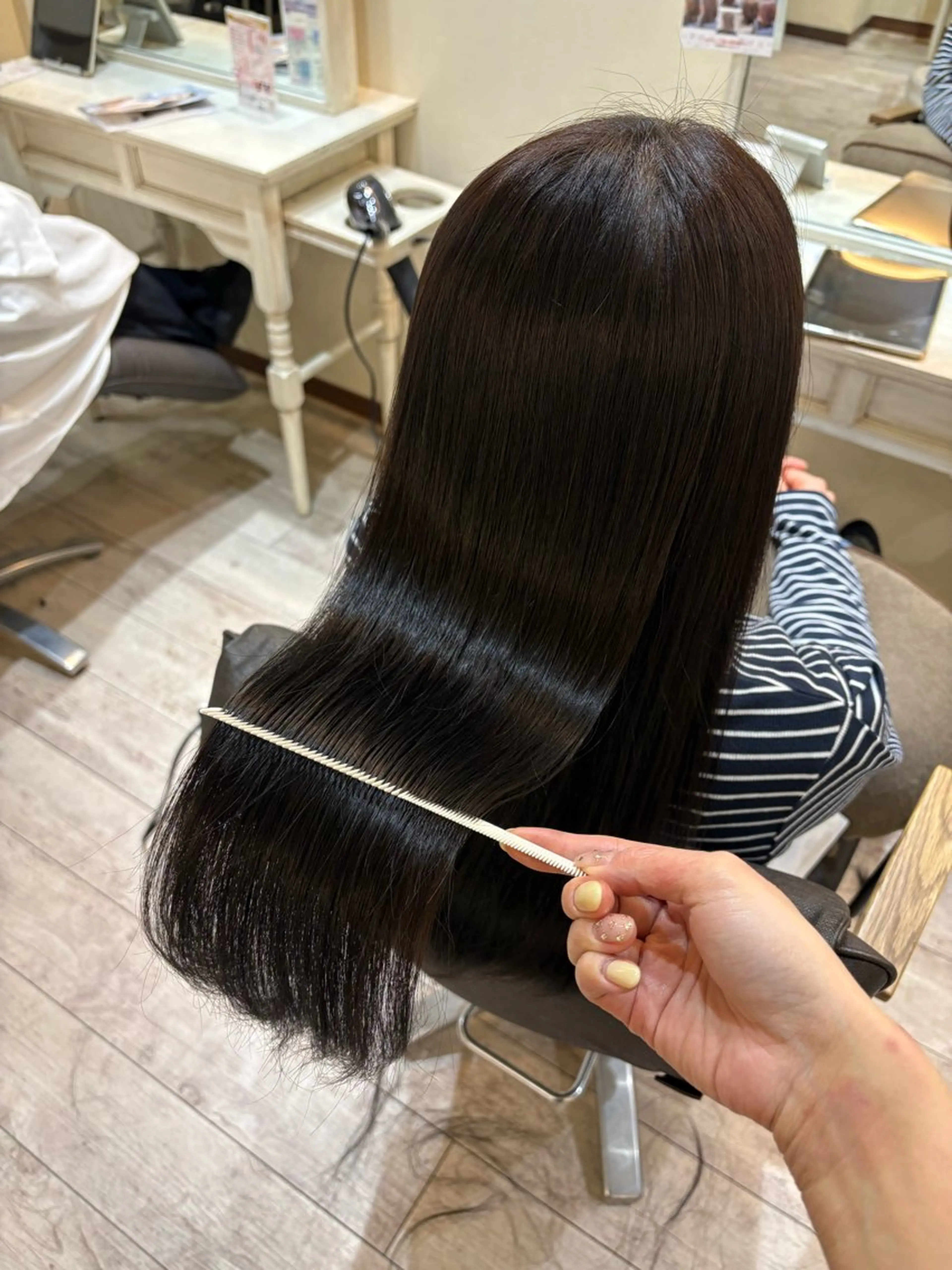 ロング カラー カット ヘアカラー 艶カラー/縮毛矯正/ レイヤー/栄/あやかのヘアスタイル