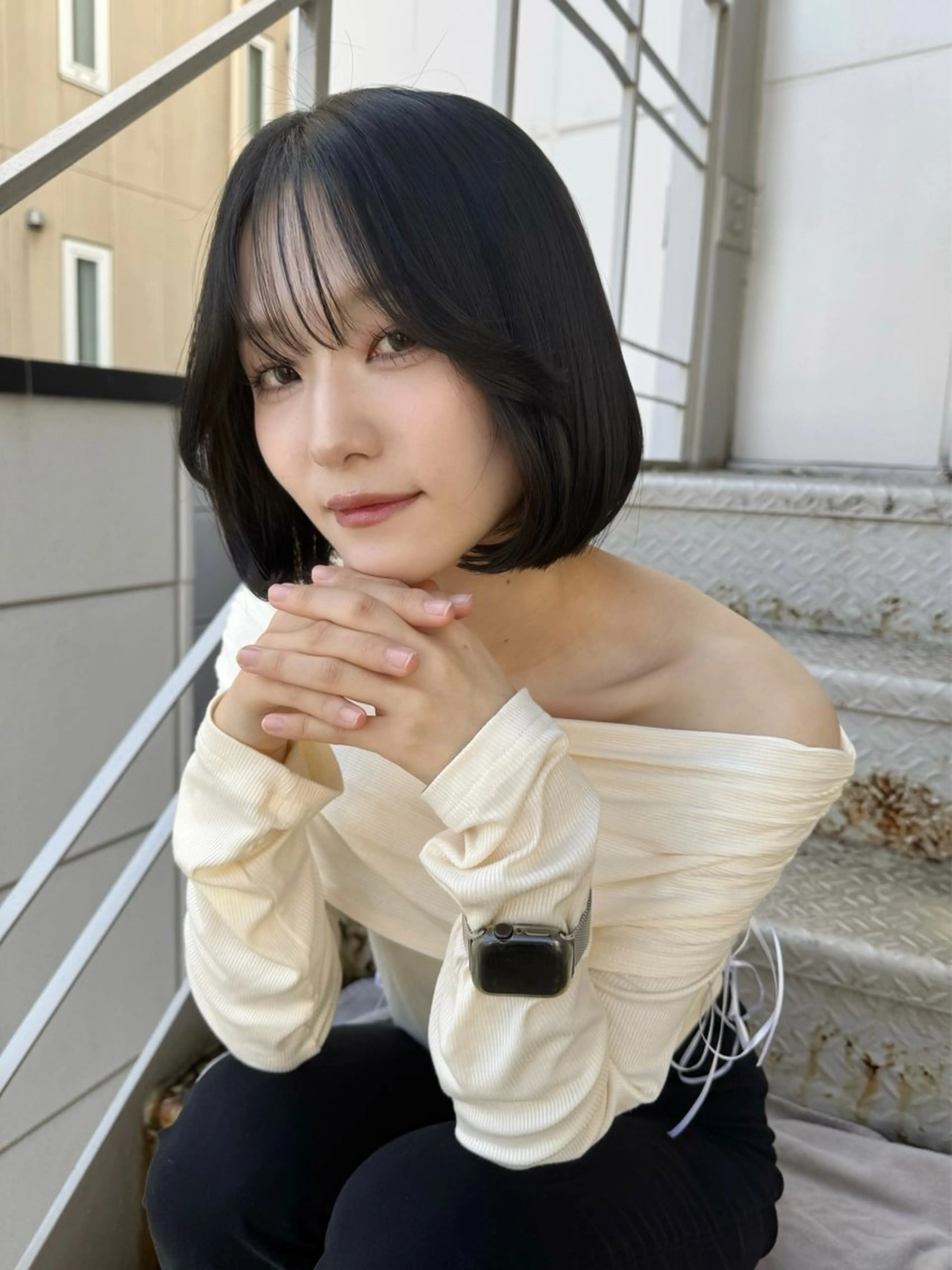 U30 ワンホンヘアカット＋トリートメント🎀🤍【bob~medium（鎖骨上）】の写真