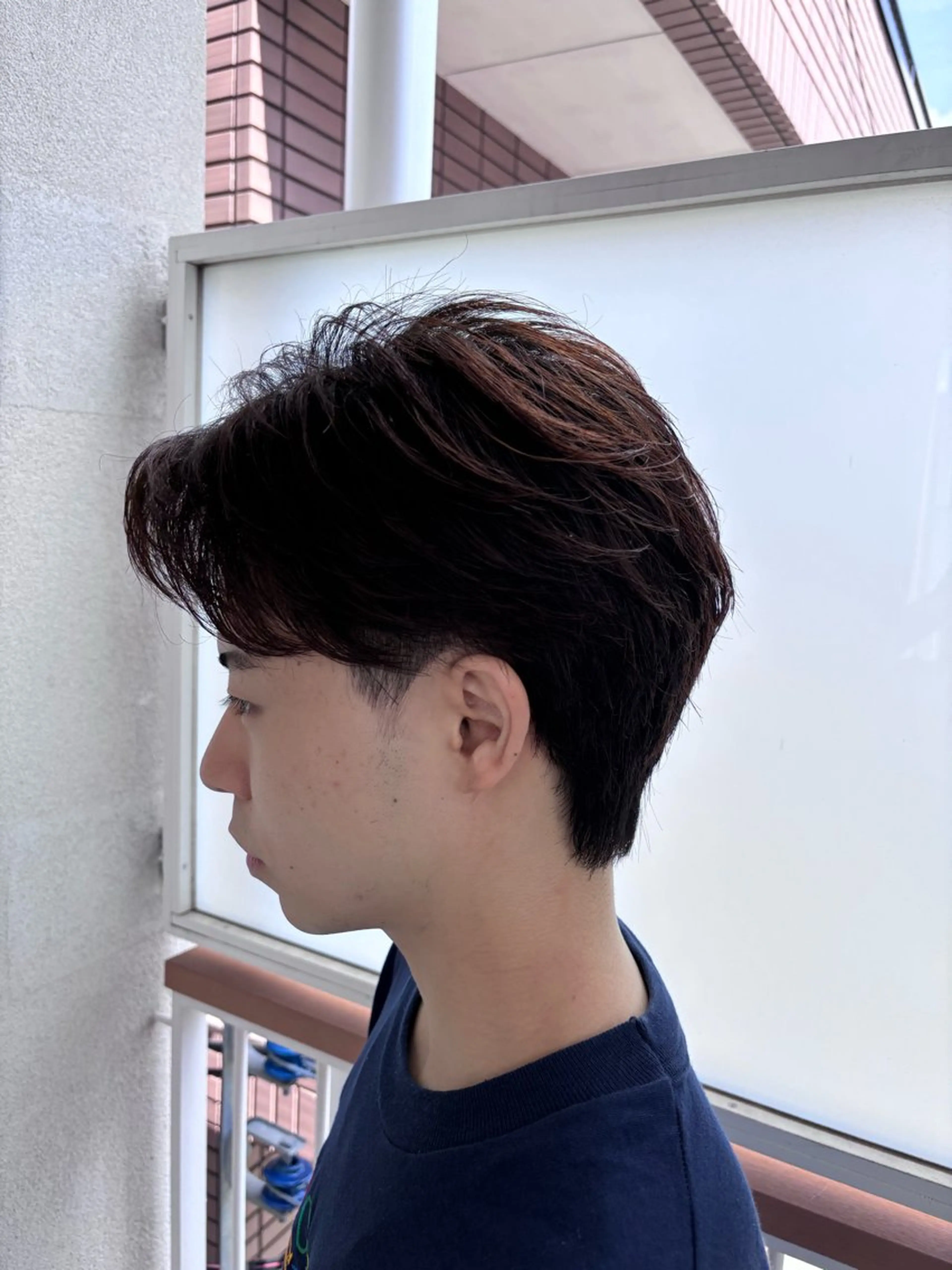 メンズ フェザーの鬼 🇰🇷yutoのヘアスタイル