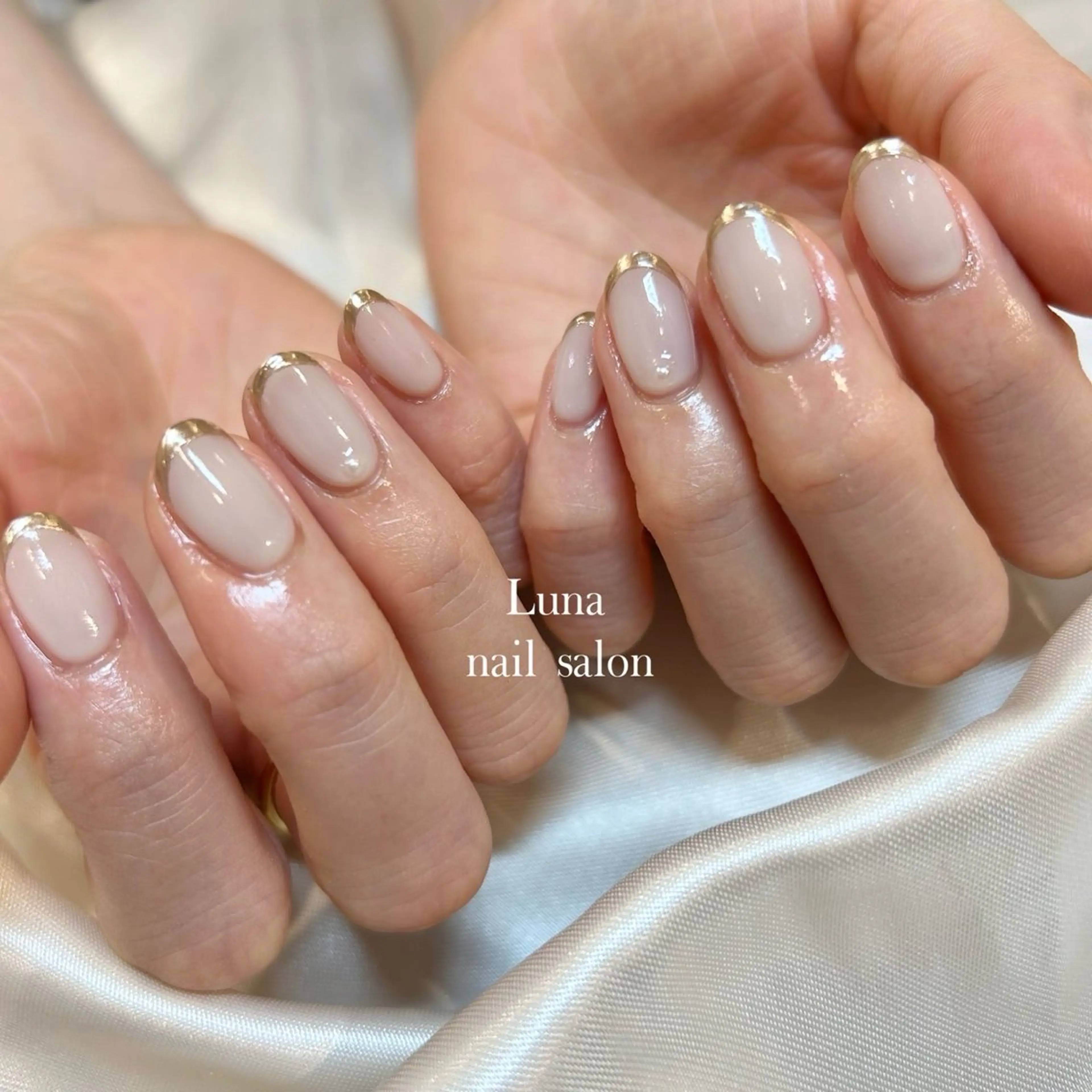 ネイル ハンドネイル Silver Lunaのネイルデザイン