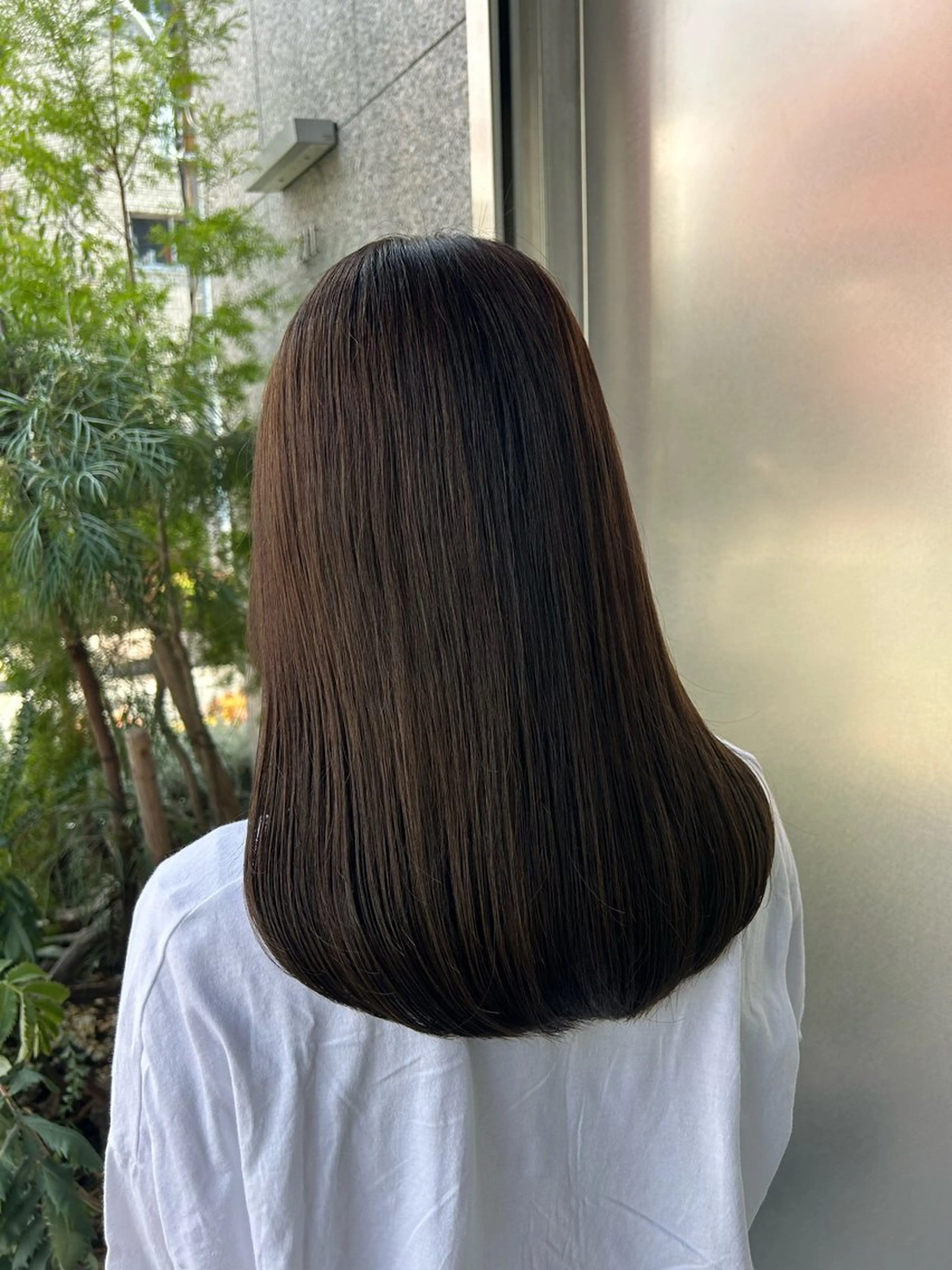 ミディアム カラー ・ nanokaのヘアスタイル