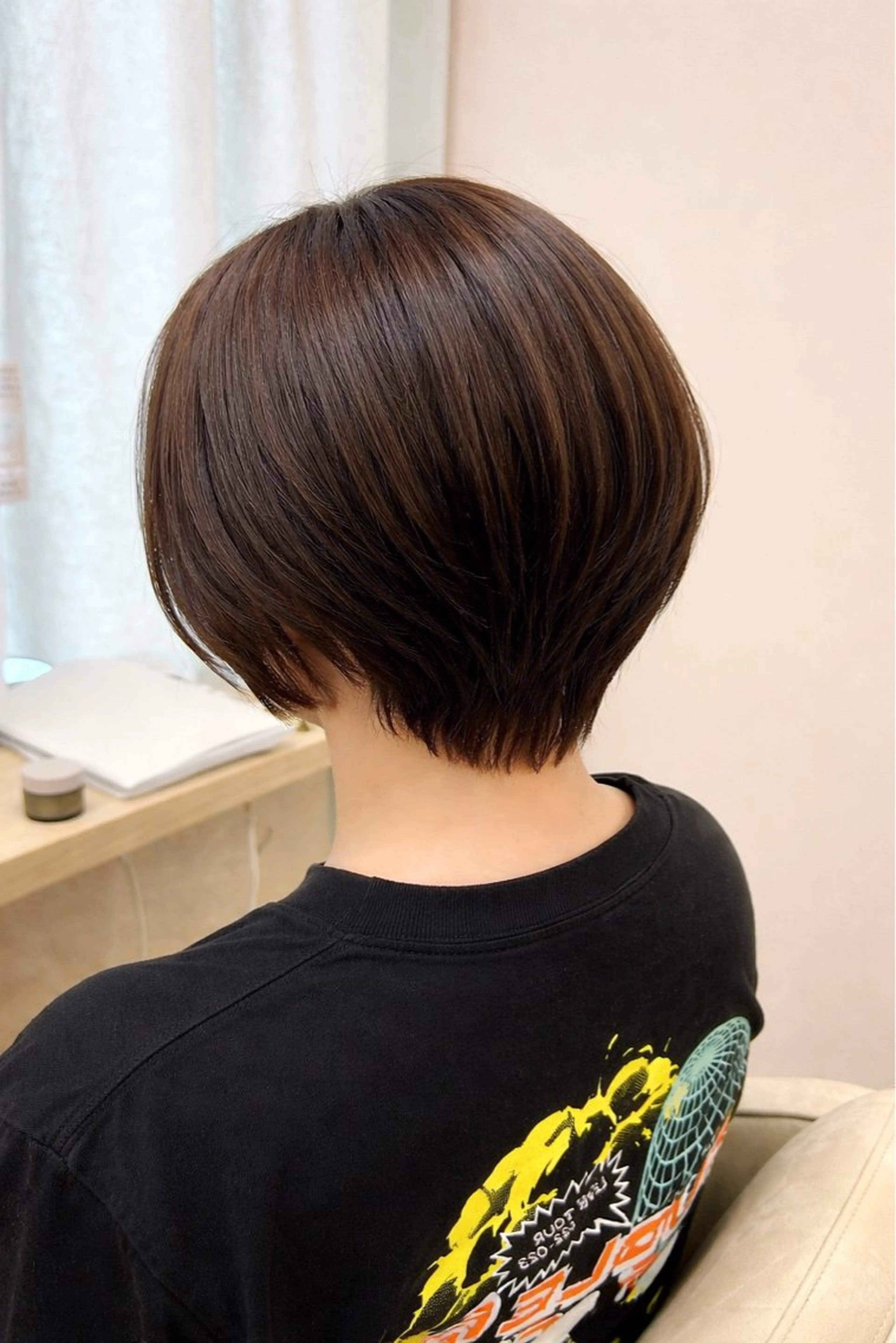 ショート カラー ヘアカラー トリートメント カイト/透明感カラー /艶髪のヘアスタイル