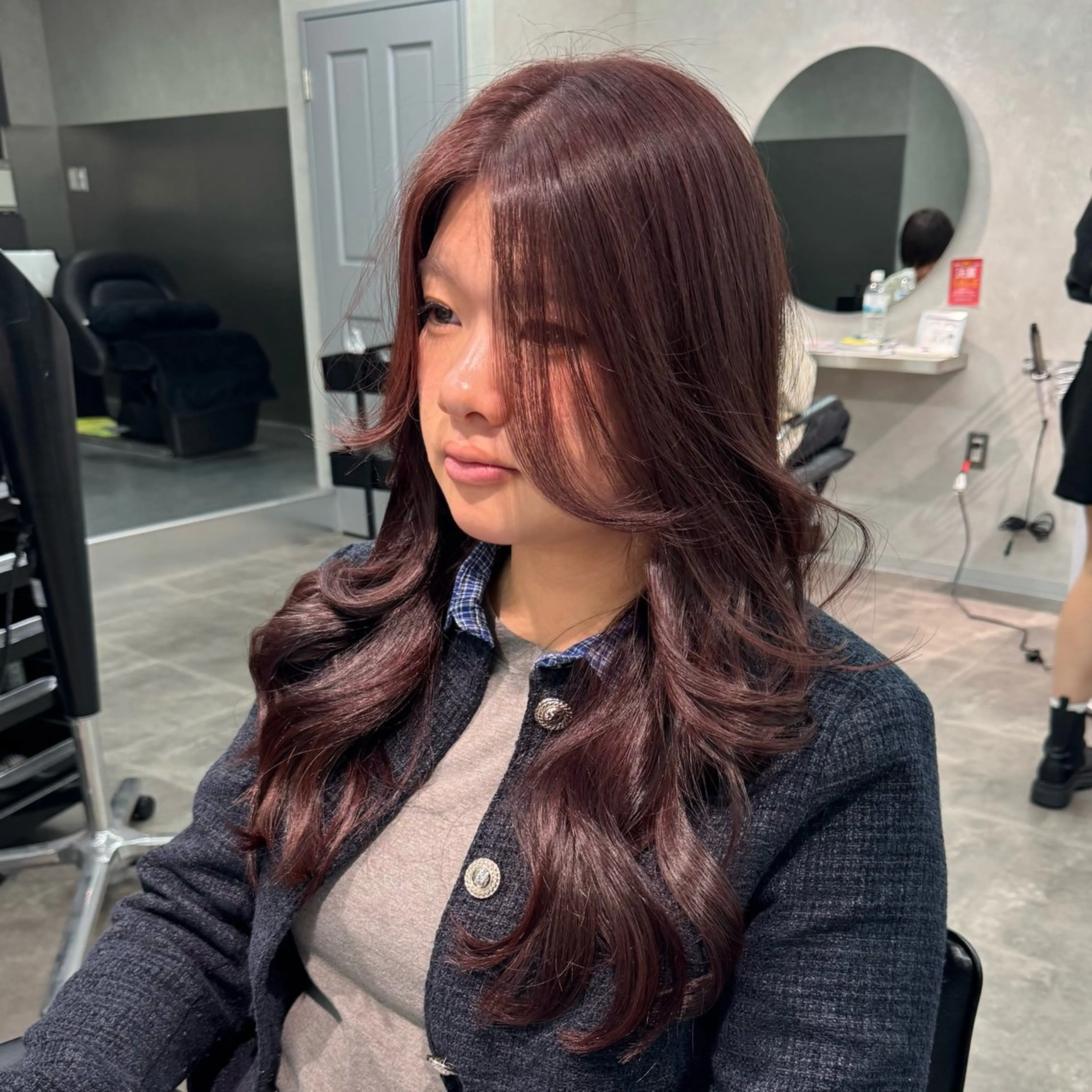 ロング カット ヘアカラー 韓国特化🇰🇷千葉 /レイヤーカット竜生のヘアスタイル