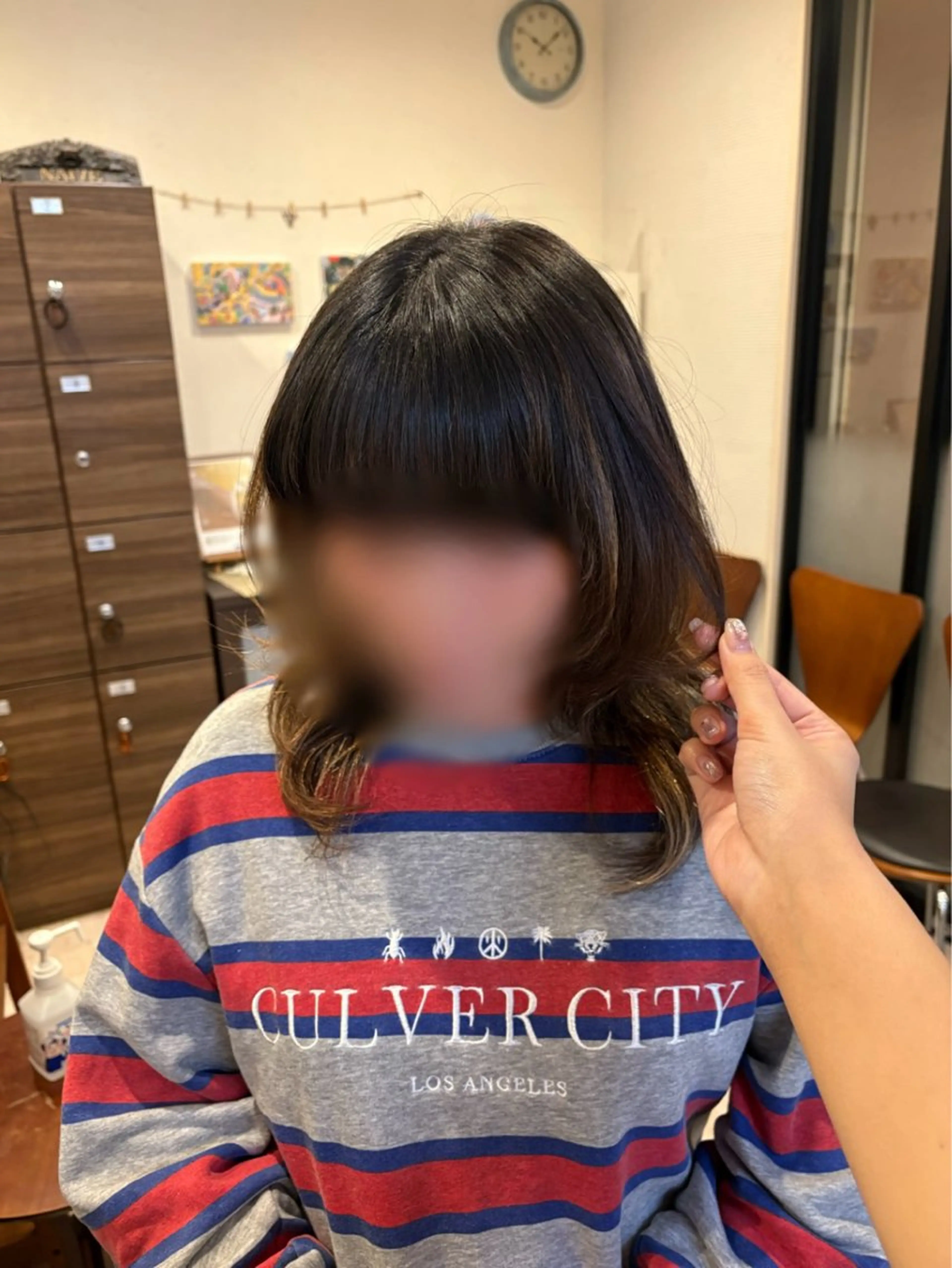 ミディアム ハッシュカット カット 美容室ナイーブ所属・中田 美優のヘアスタイル