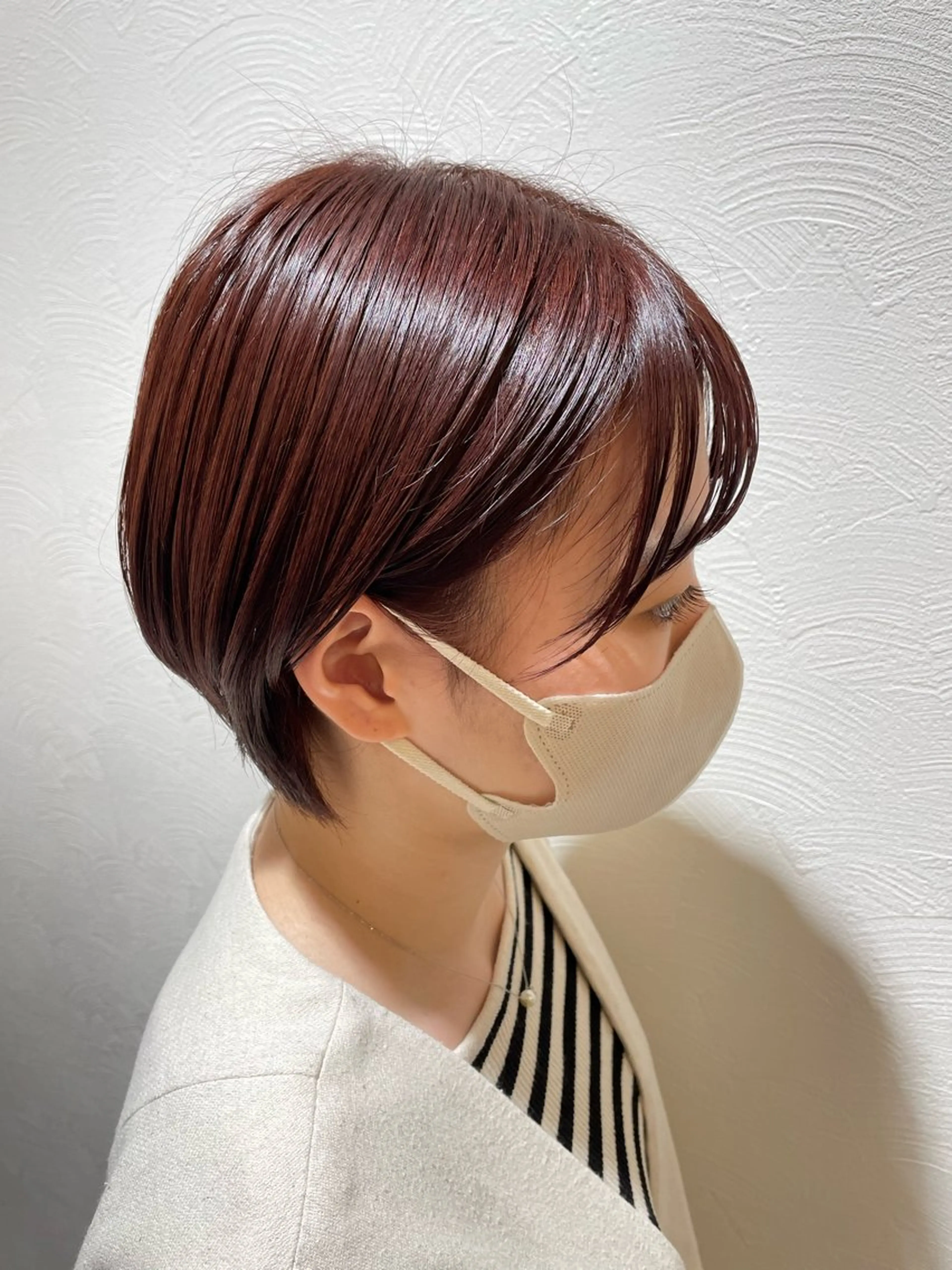 ショート ヘアカラー 齋藤 未夢のヘアスタイル