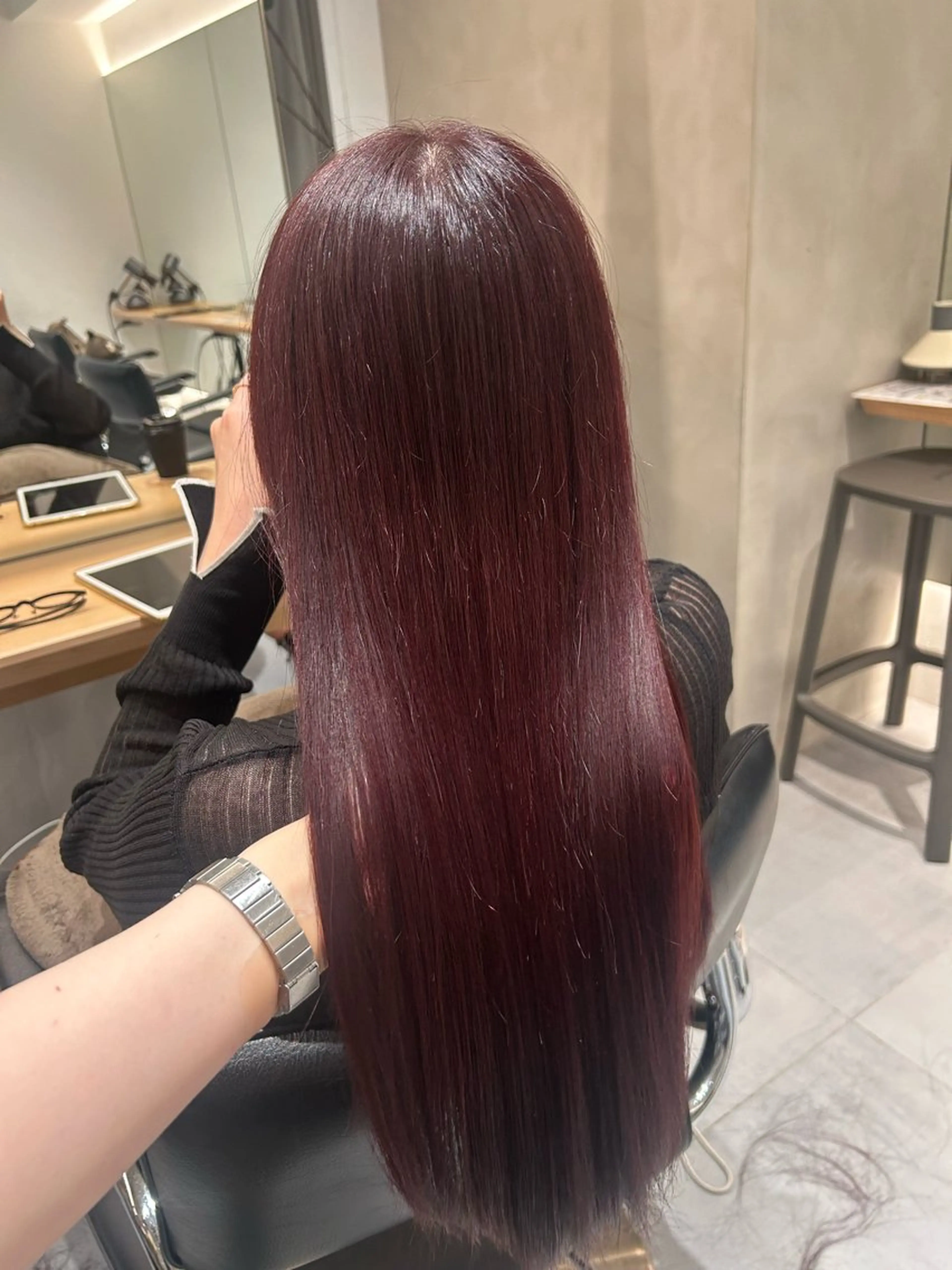 ロング カラー カット ヘアカラー 🧚つやさらhair 🧚manakaのヘアスタイル