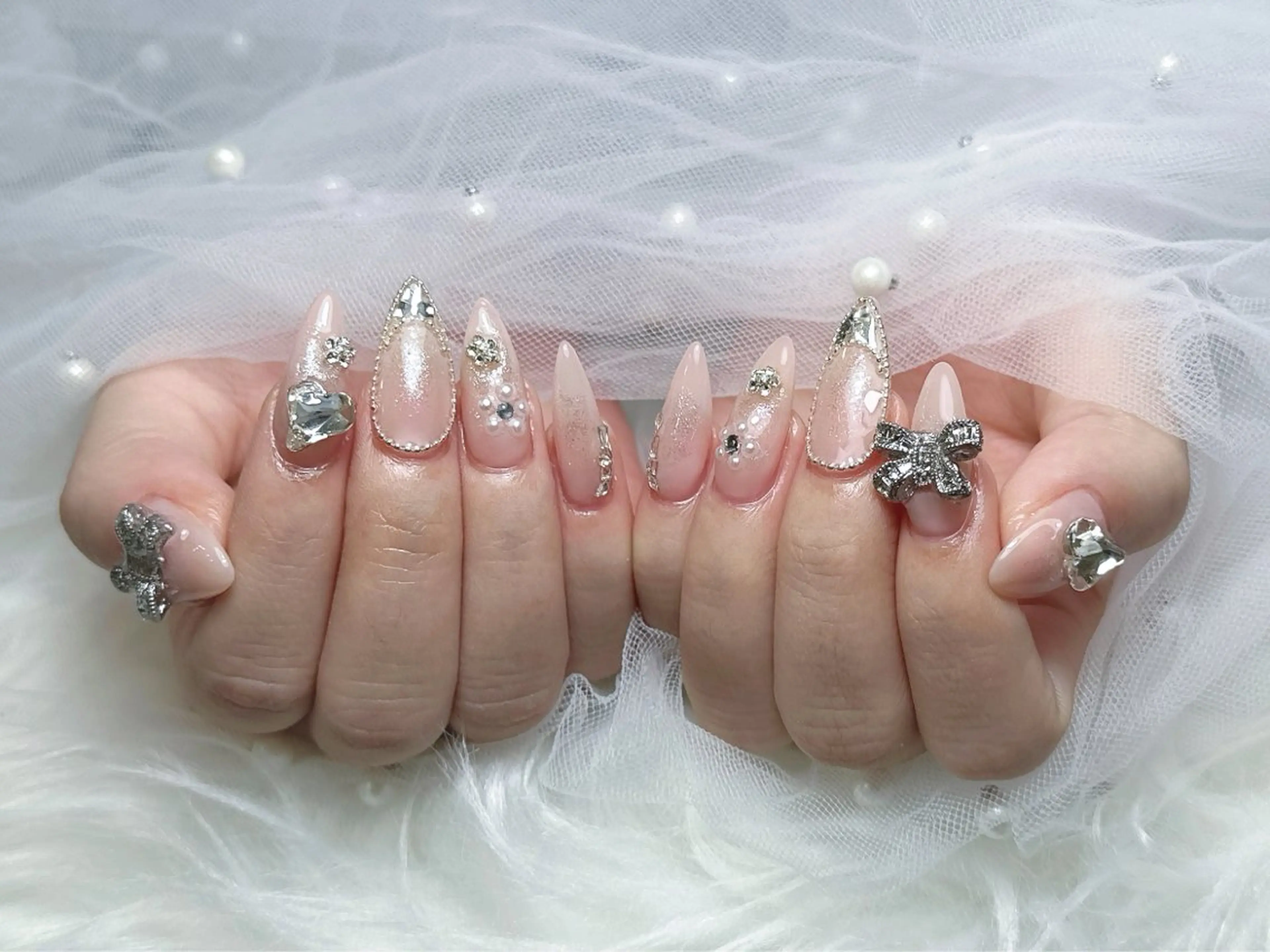 ネイル 持ち込み ハンドネイル 【Eclat ｴｸﾗ】nail＆beauty所属・Eclat〔ｴｸﾗ〕 MOEKA𝜗𝜚*のネイルデザイン