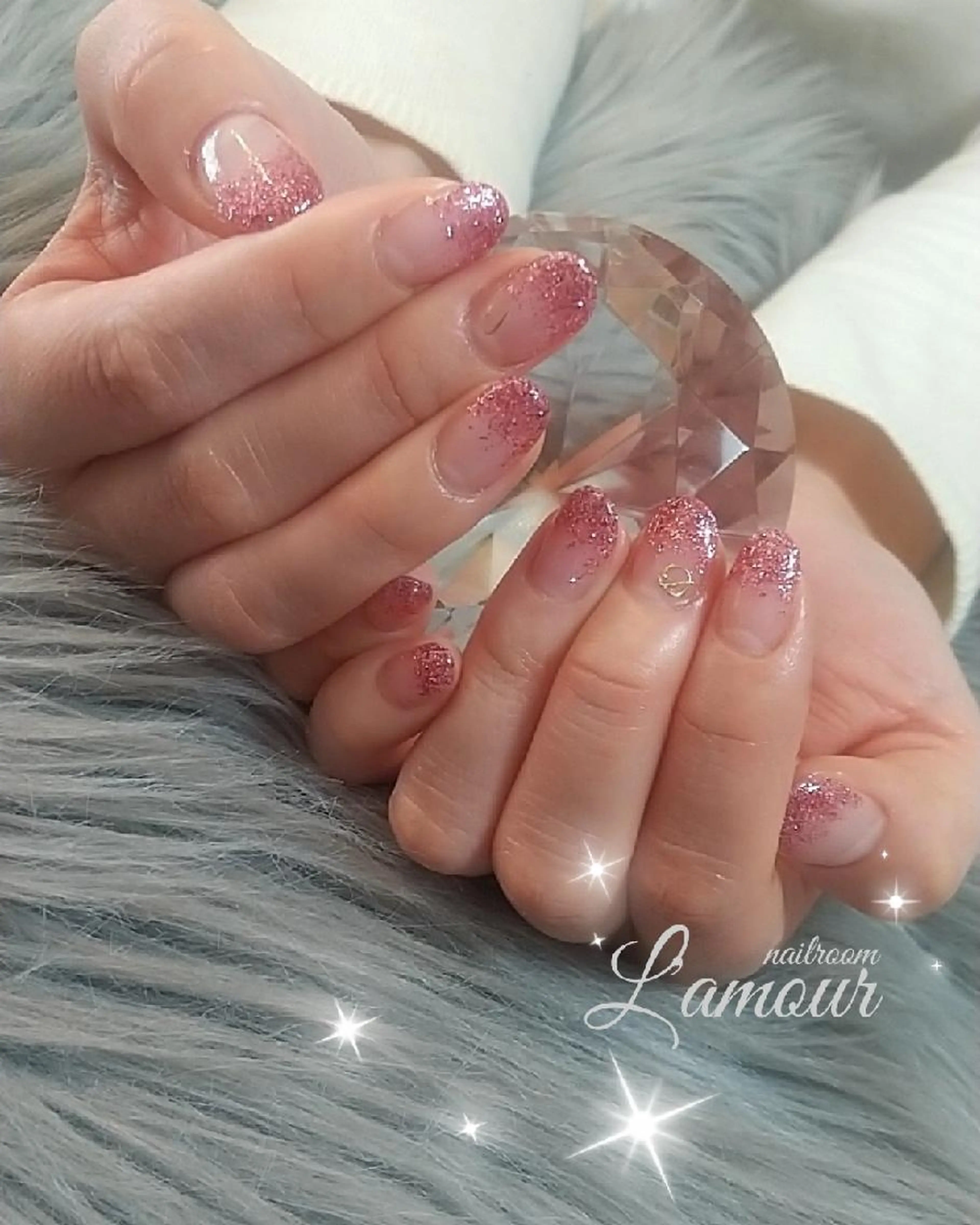 ラメグラ&ホログラ(ジェル)の写真