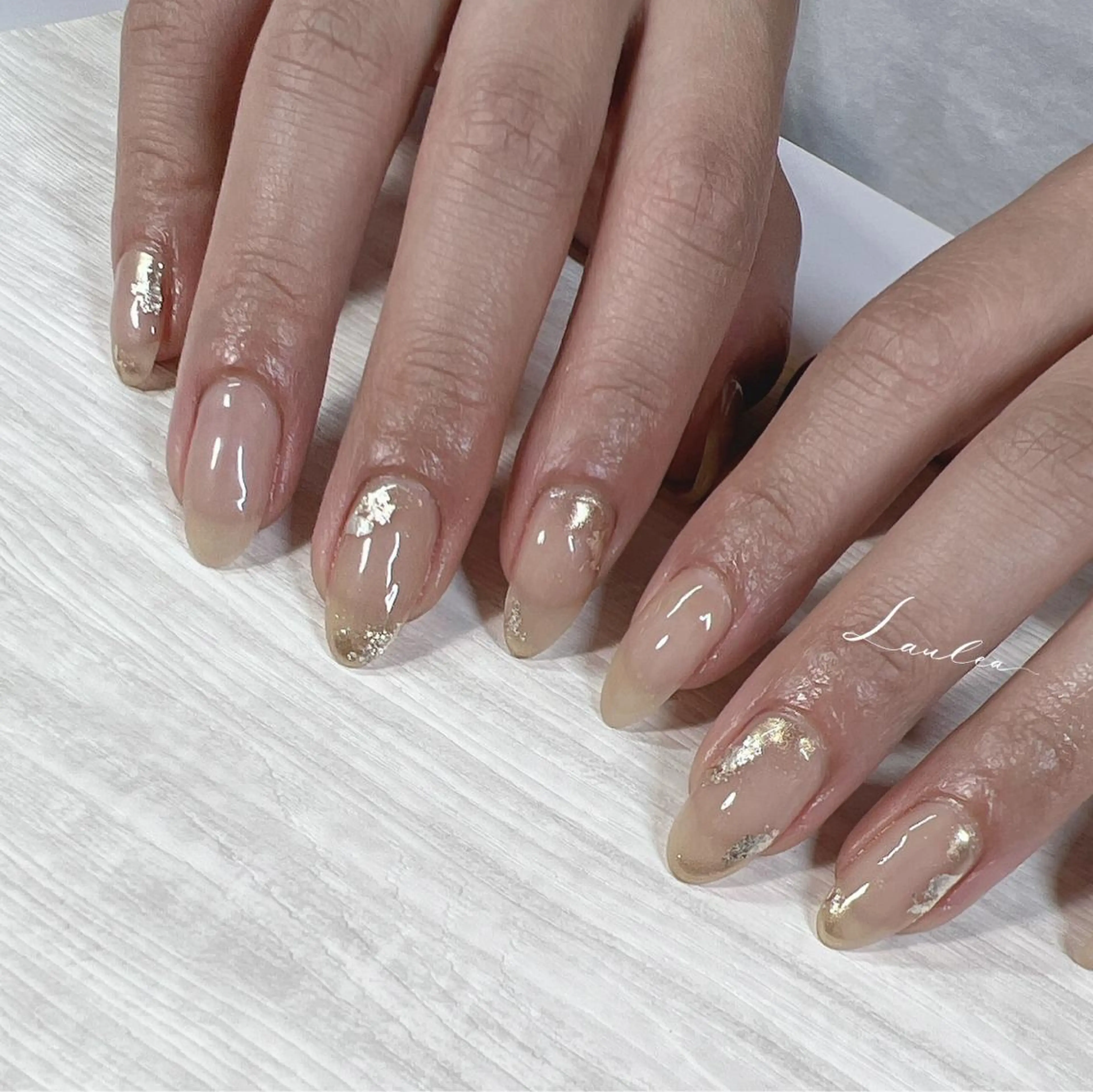 ネイル フットネイル 韓国ネイル ハンドネイル nail salon Lauleaのネイルデザイン