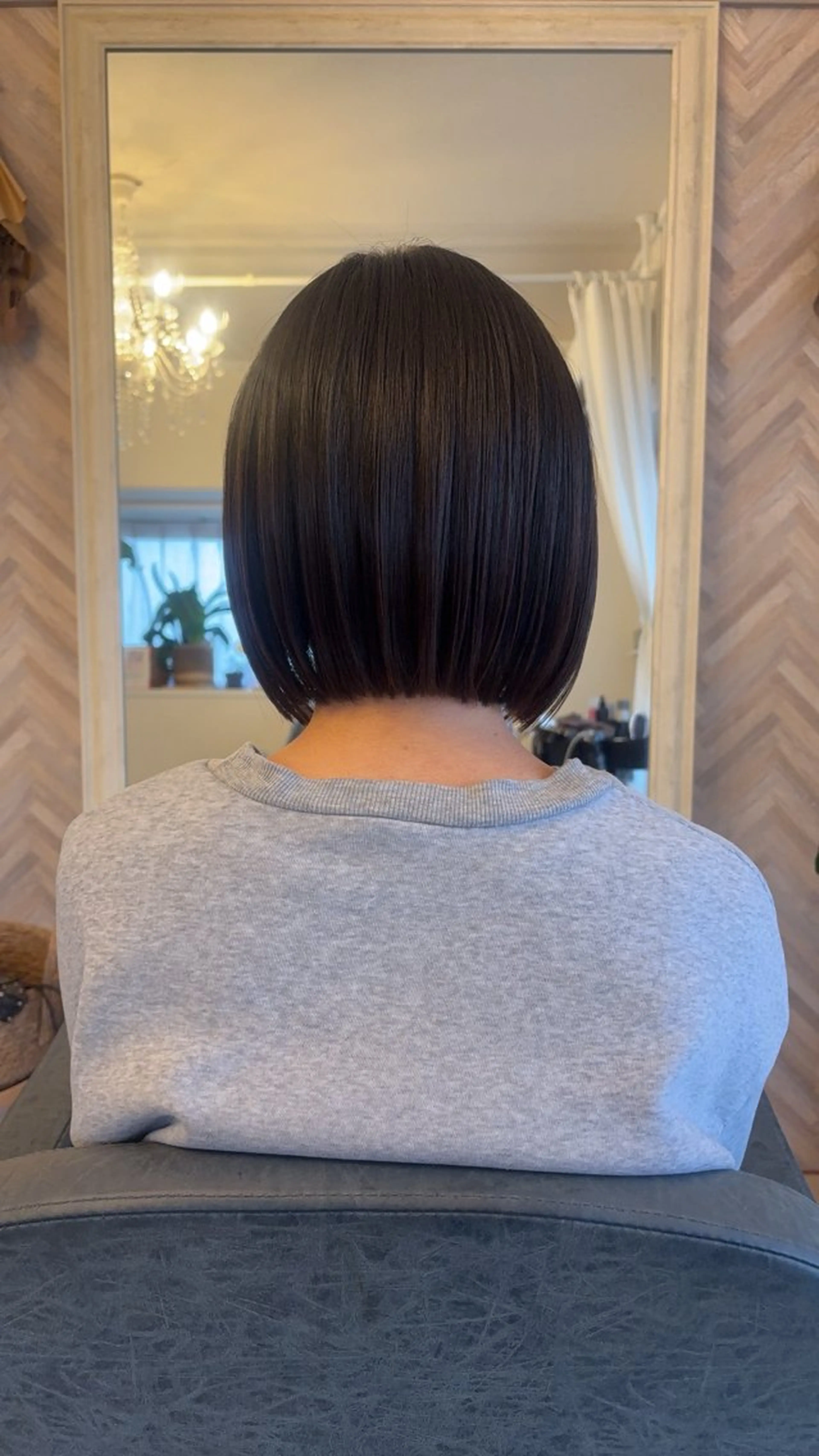 ショート 切りっぱなしボブ ボブ 戸川 浩子のヘアスタイル