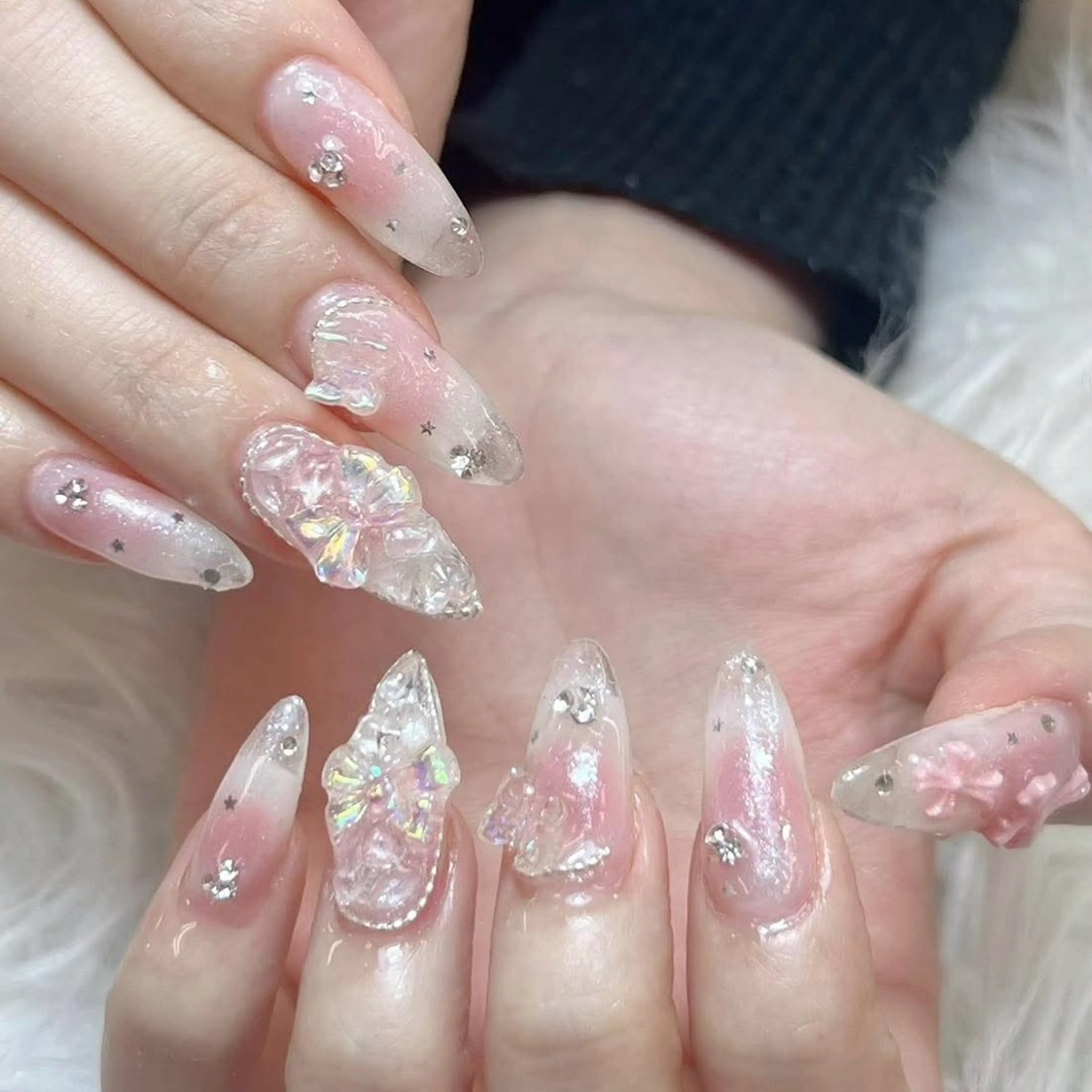 ネイル ハンドネイル ANH ゴテゴテネイルのネイルデザイン