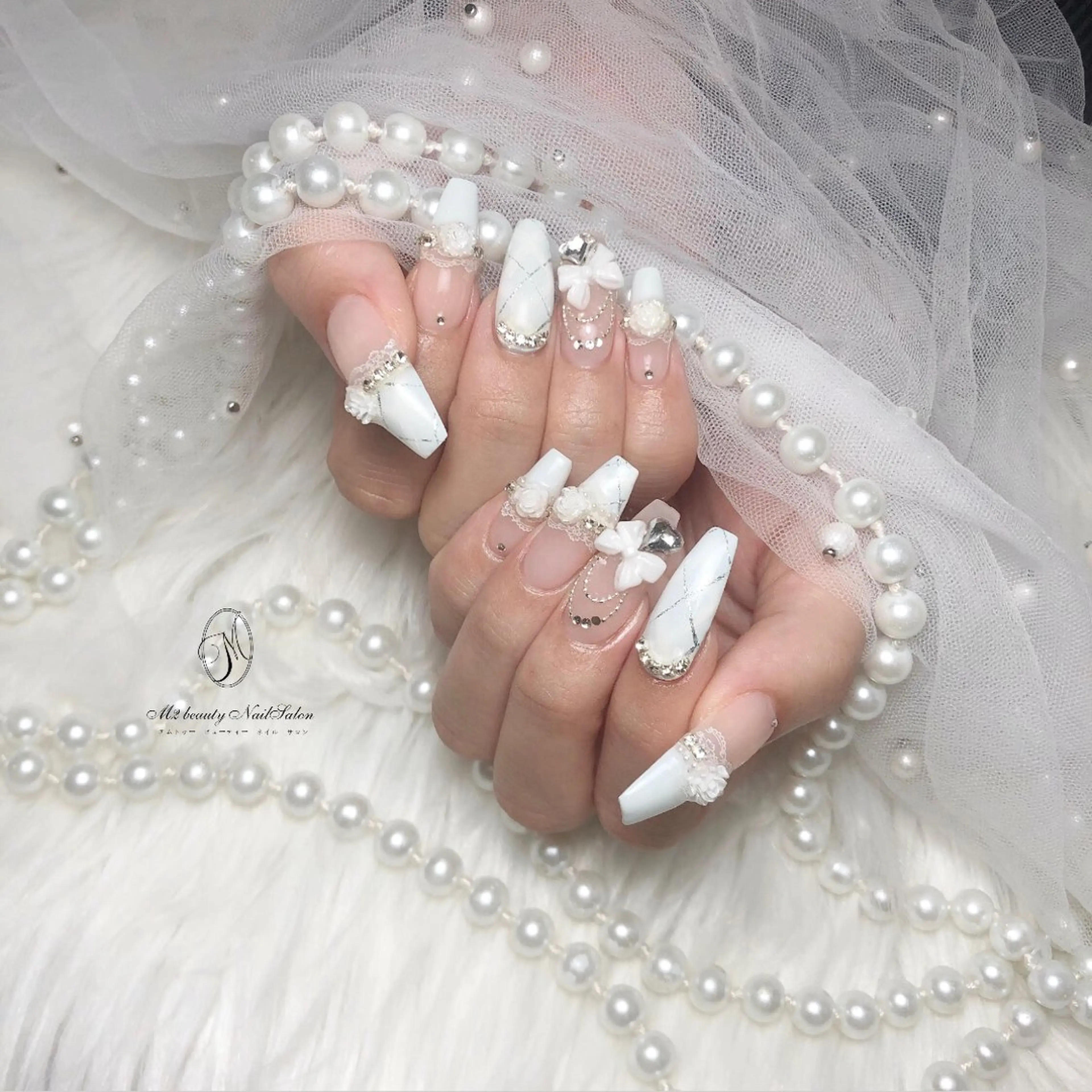 ネイル 長さ出し ジェルネイル パラジェル スカルプネイル ネイルチップ ハンドネイル M2 beauty Nankaのネイルデザイン