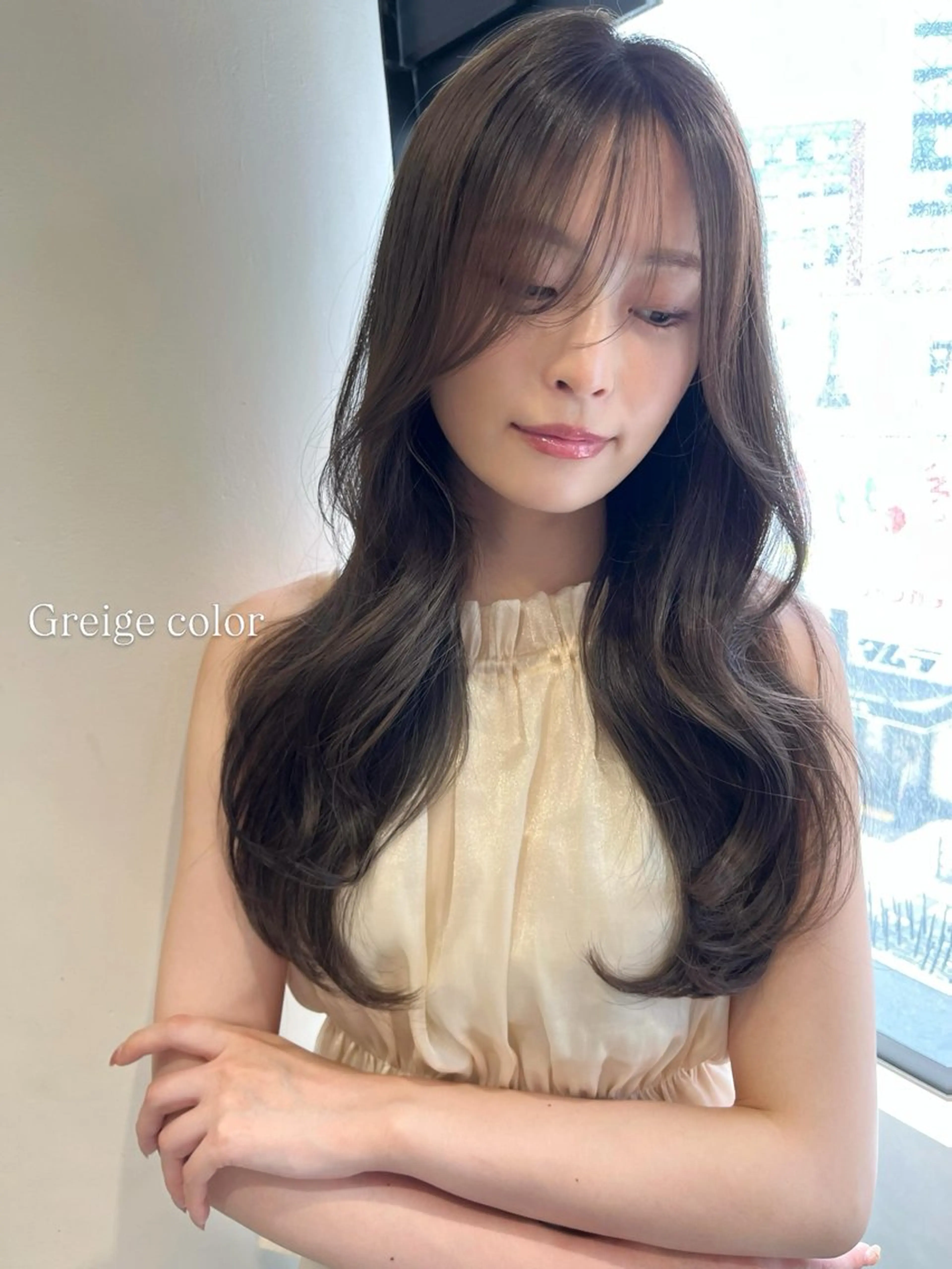 【ご新規様限定トリートメント付き✨】カット✂️➕艶カラー➕1stepトリートメント➕ヘッドマッサージ付き🌈の写真