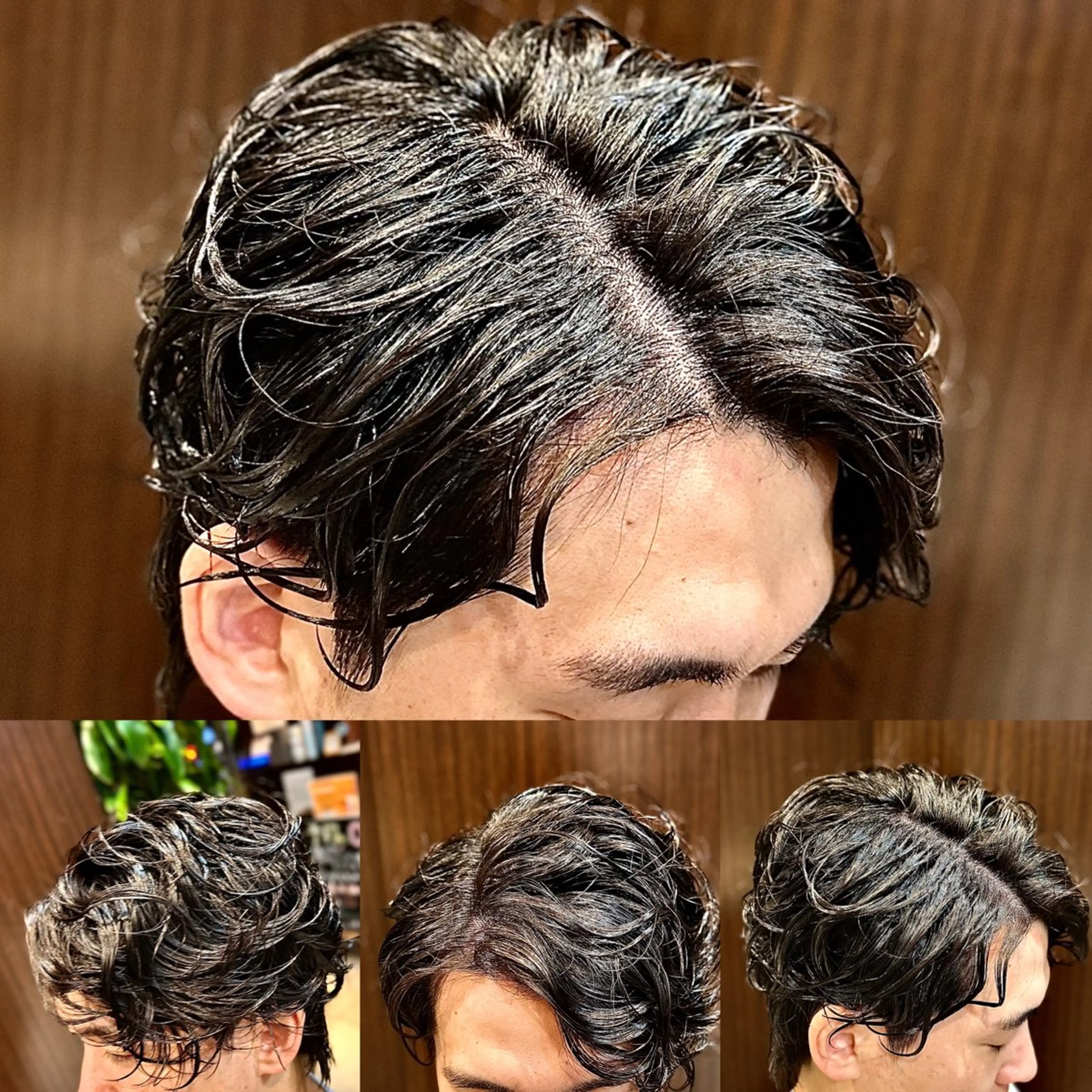 ミディアム パーマ メンズ 💈田上 立輝のヘアスタイル