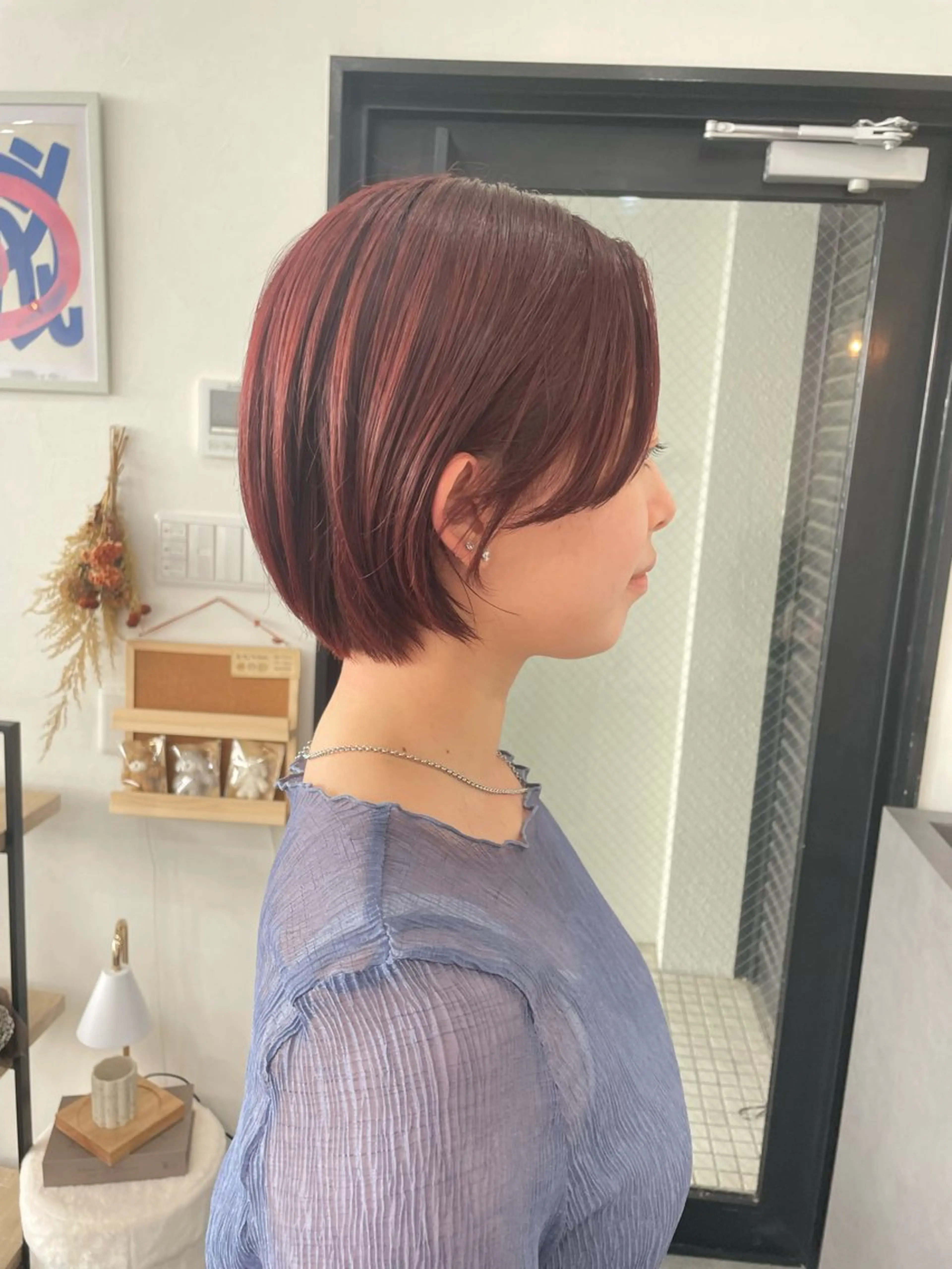 ショート カラー カット ヘアカラー トリートメント uru" すずきさゆりのヘアスタイル