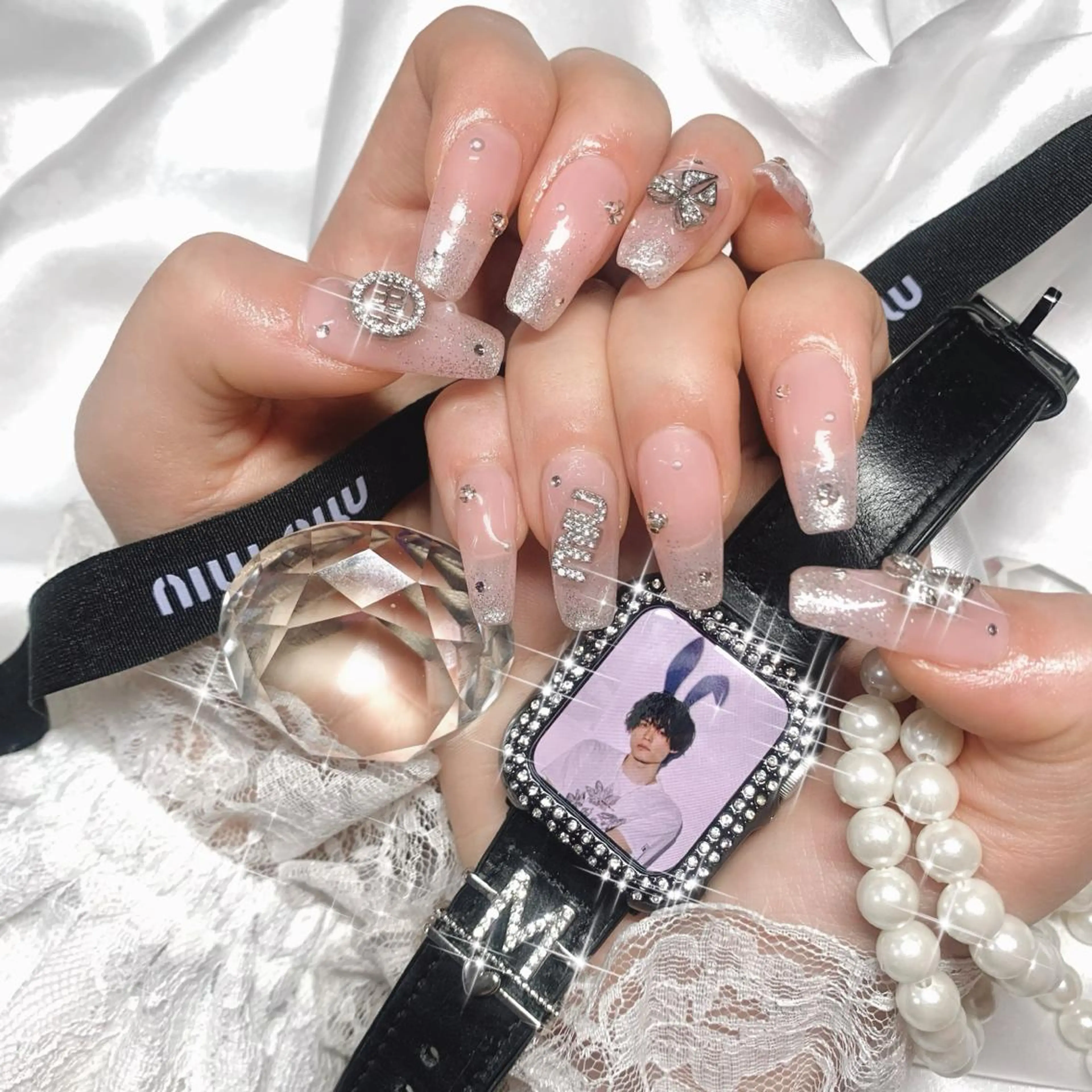 ネイル ジェルネイル グラデーション 韓国ネイル ワンカラーネイル パラジェル élu by Noriko 前原のネイルデザイン