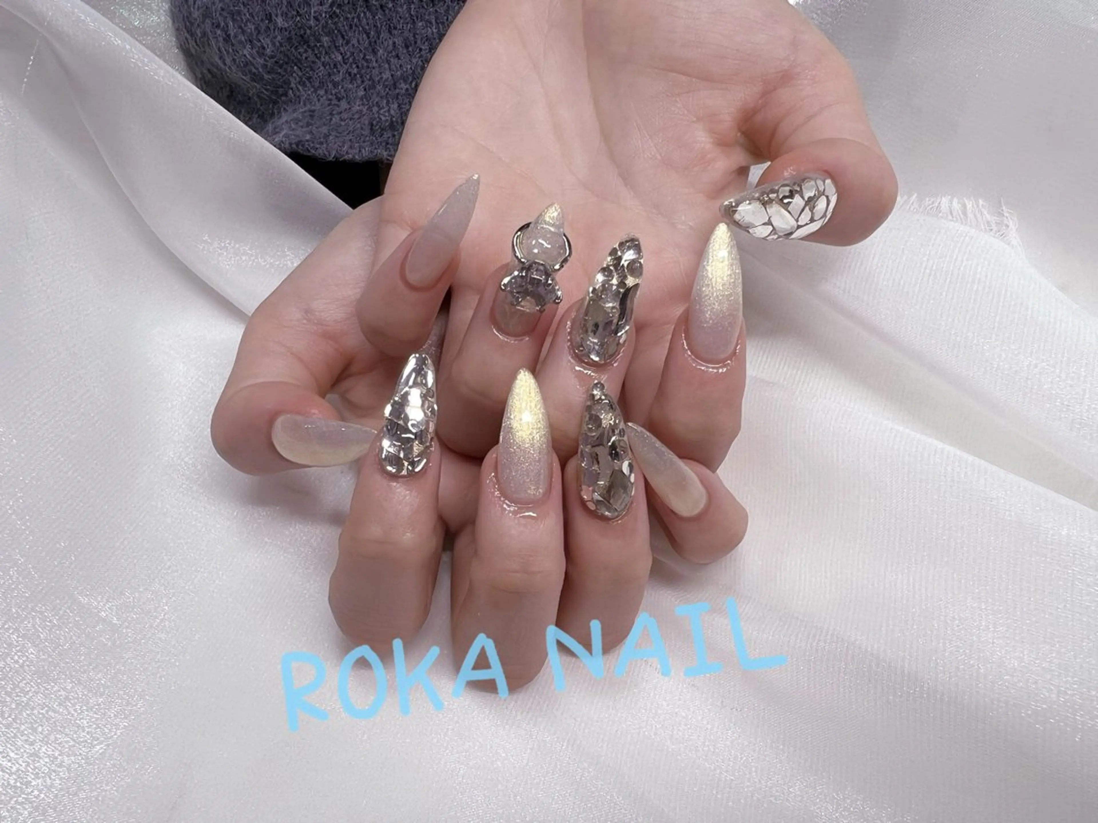 ネイル 長さだし専門店 ROKANAILのネイルデザイン