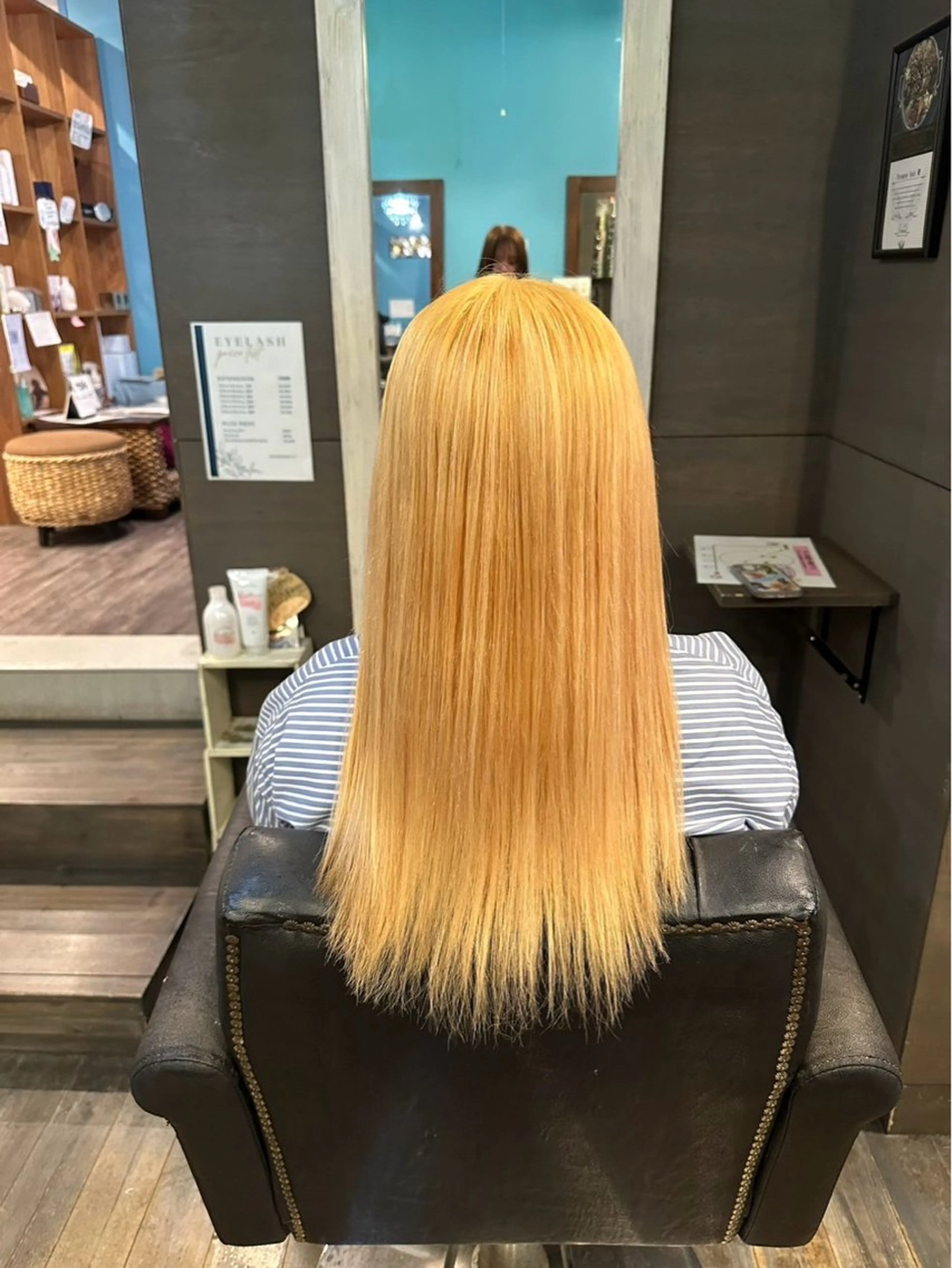 ロング カラー ヘアカラー 大立 七夏のヘアスタイル