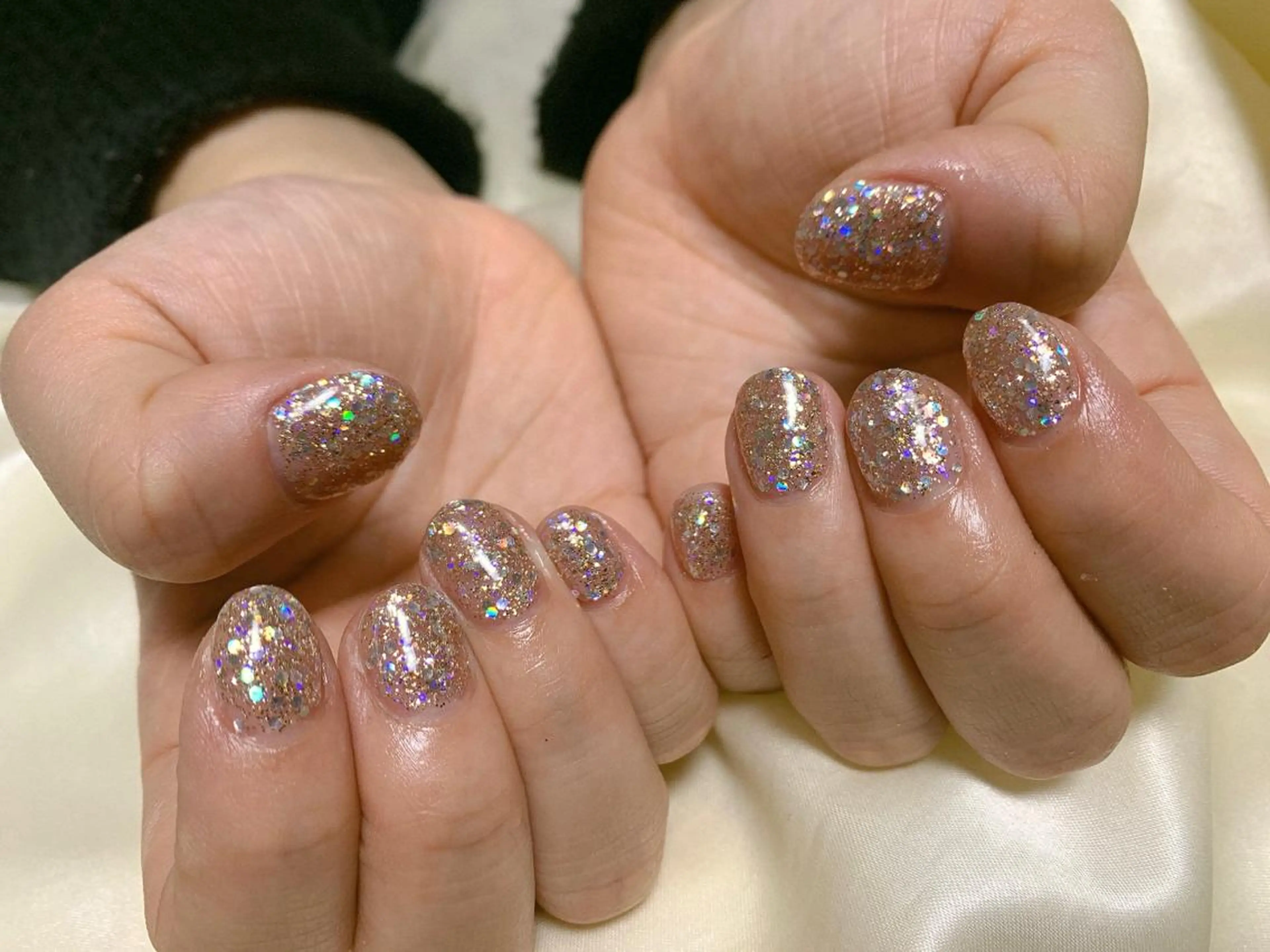 ネイル ホログラムネイル キラキラネイル kikinail 溝の口のネイルデザイン