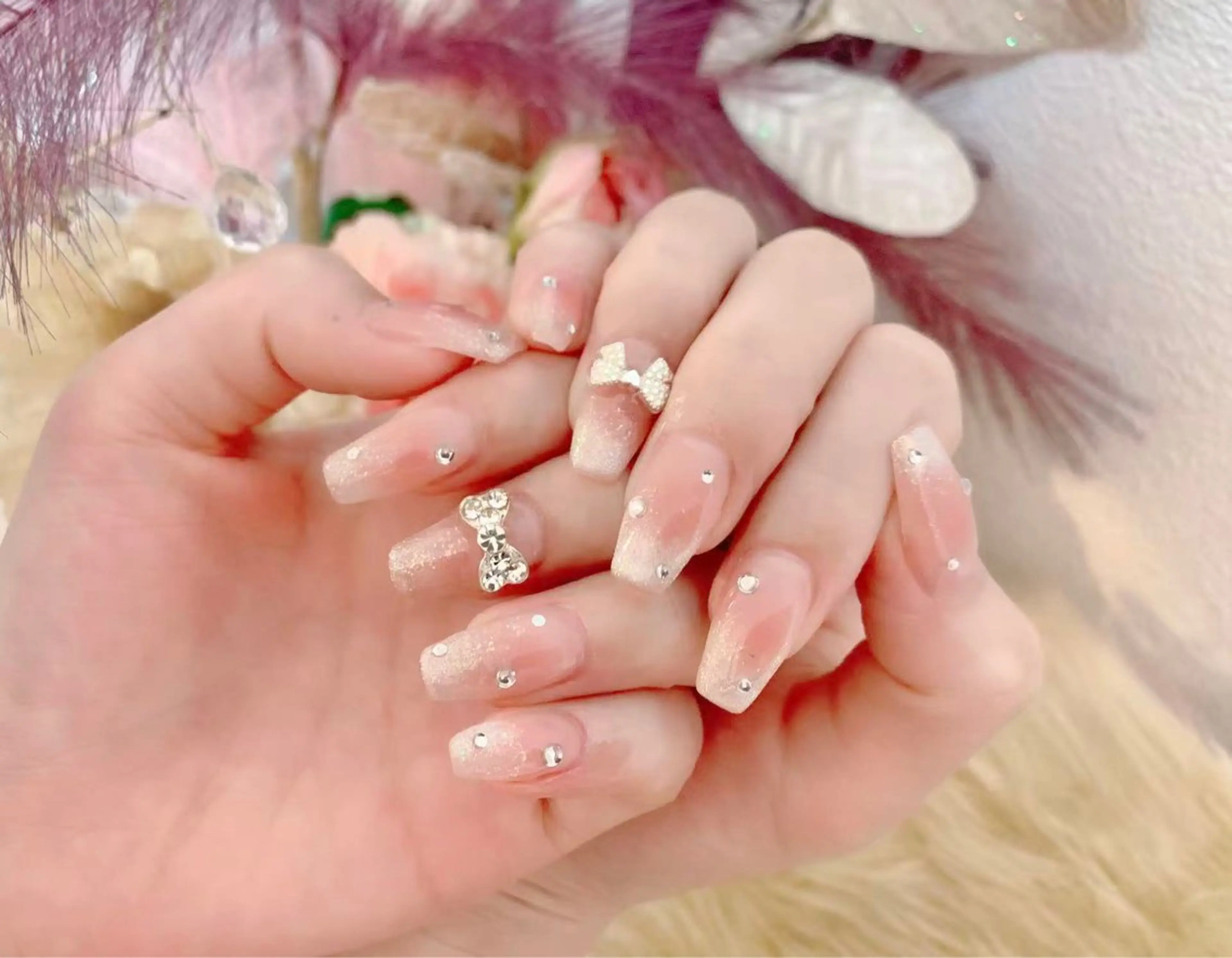 ネイル 渋谷T&B りお ロング無制限中💫のネイルデザイン