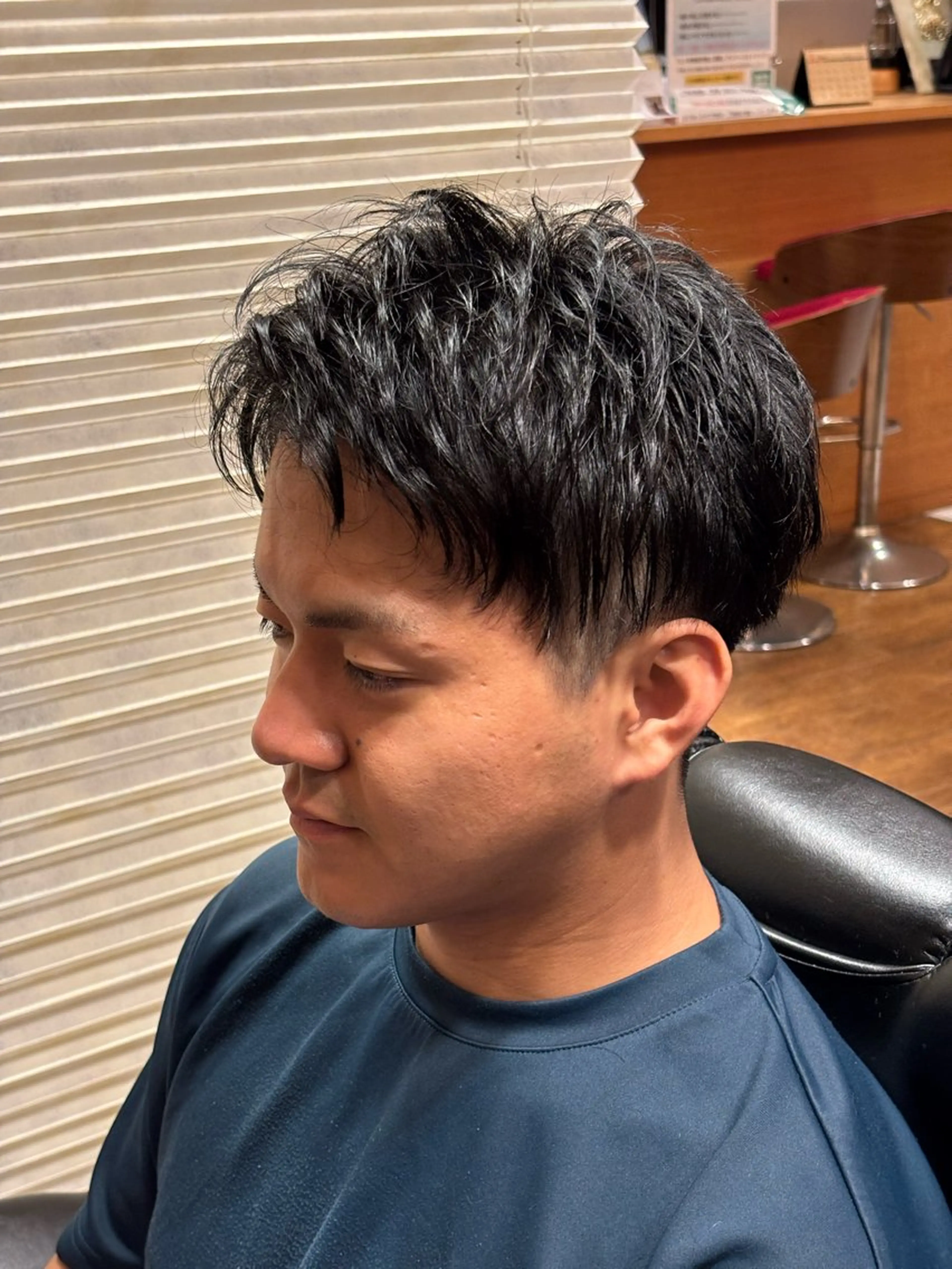 ショート メンズ メンズ✂️レディス 岩井勇磨のヘアスタイル