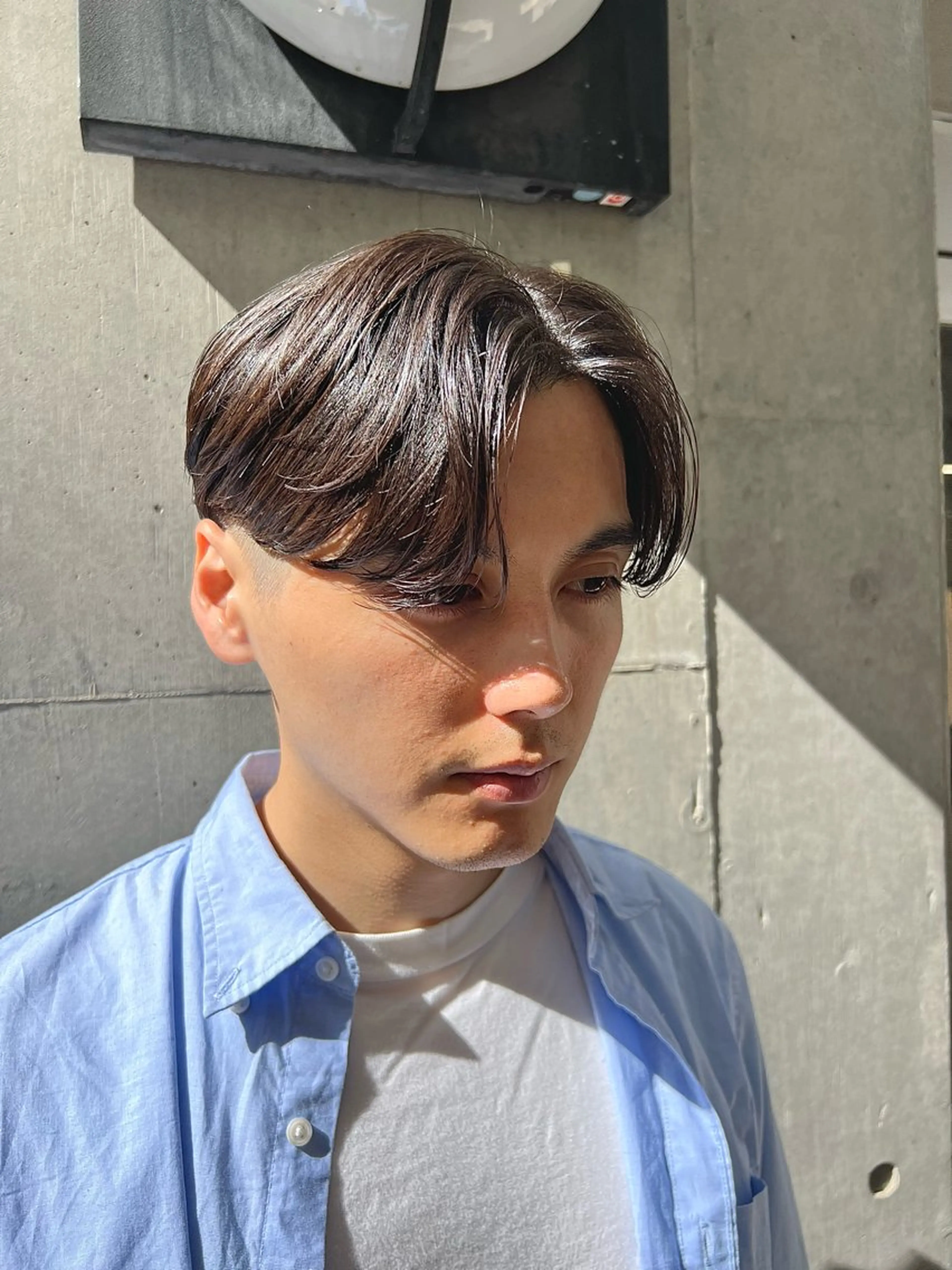 ショート パーマ メンズ 豊崎 佑輔のヘアスタイル