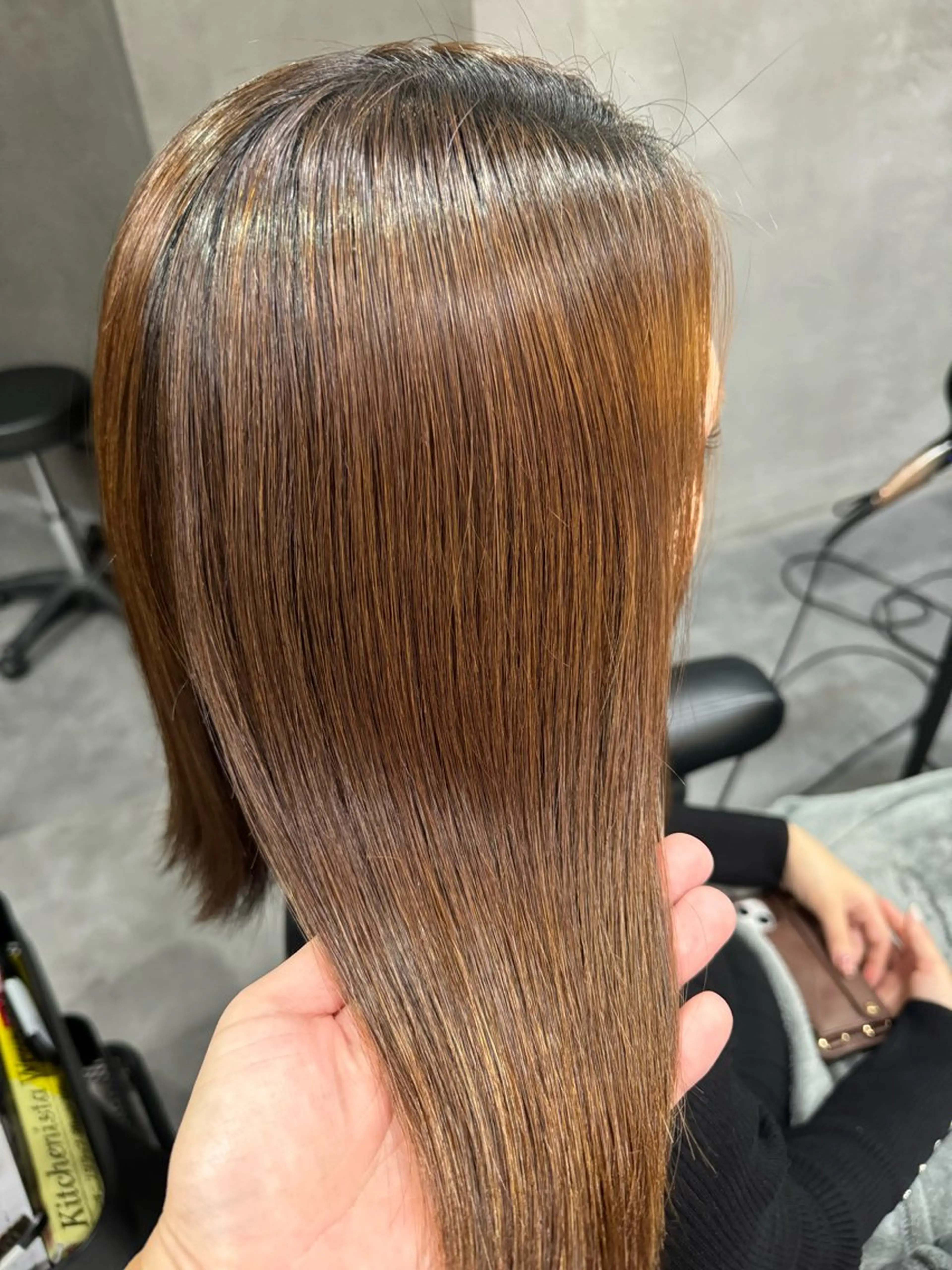 ミディアム パーマ maco /カラー・縮毛矯正のヘアスタイル