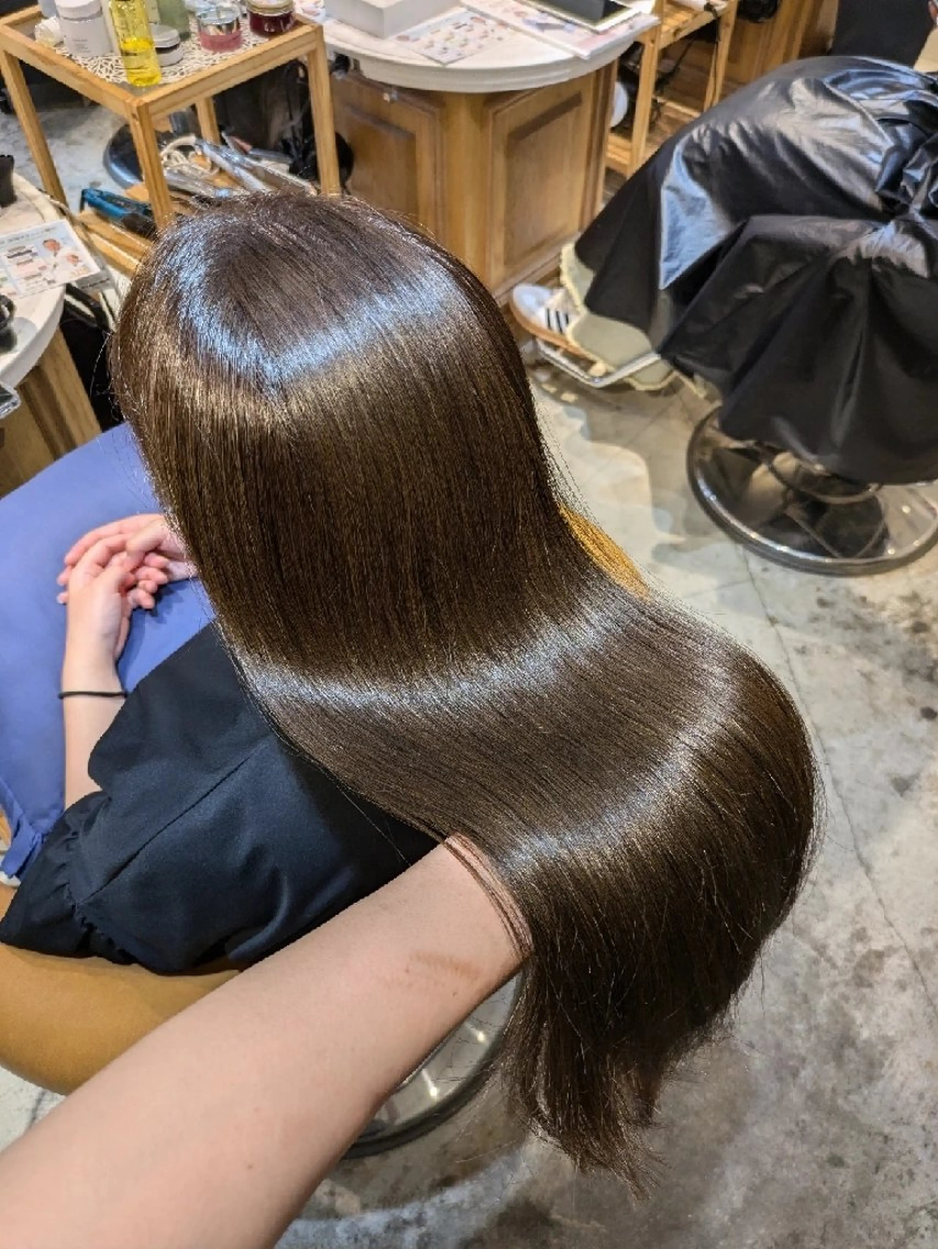 ロング カット ヘアカラー トリートメント ヘアセット 縮毛矯正/レイヤー 💎やまもとちひろのヘアスタイル