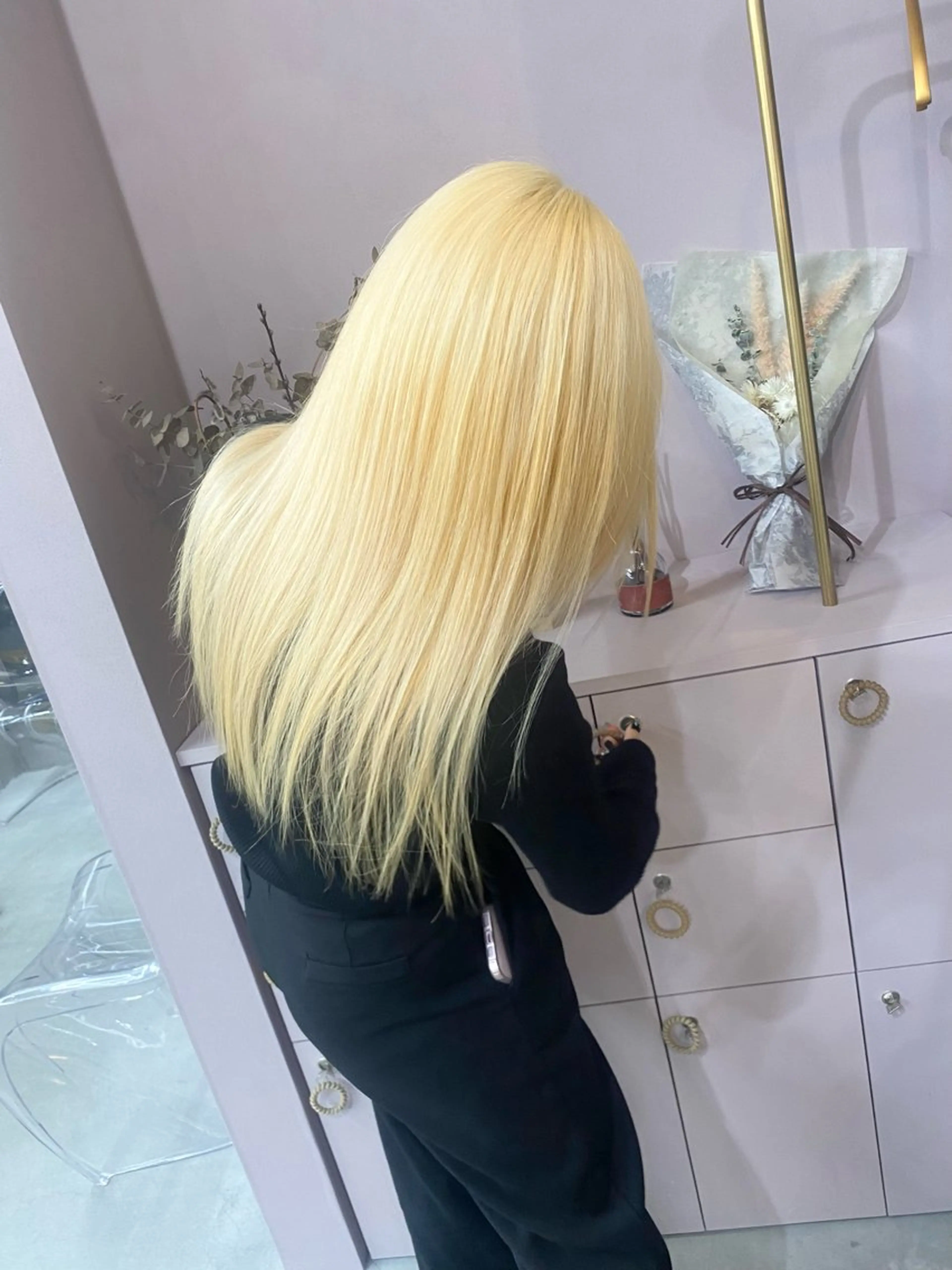 ロング カラー ヘアカラー 前橋 姫奈のヘアスタイル