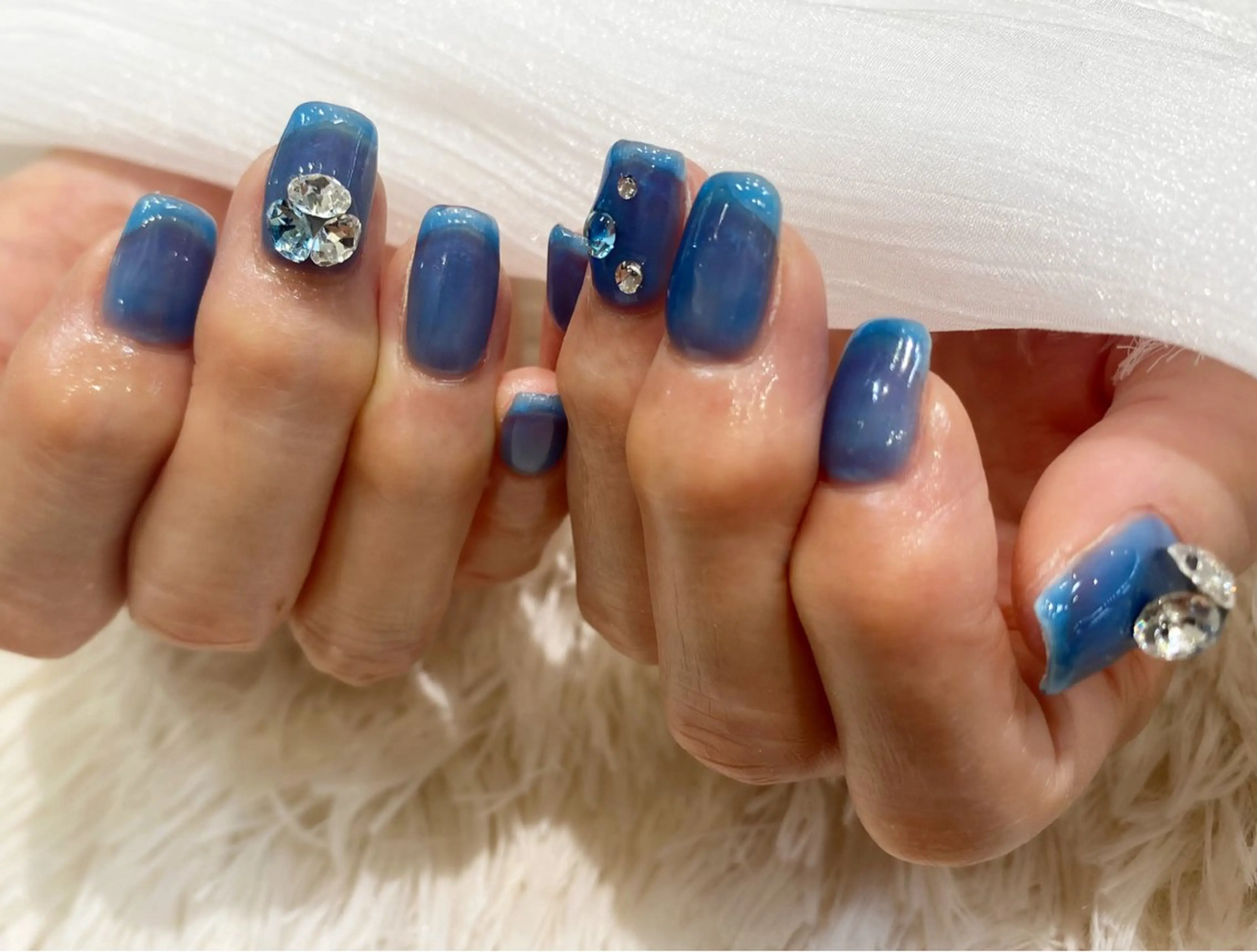 ネイル 持ち込み 夏ネイル ハンドネイル ネイルサロン nail_upのネイルデザイン