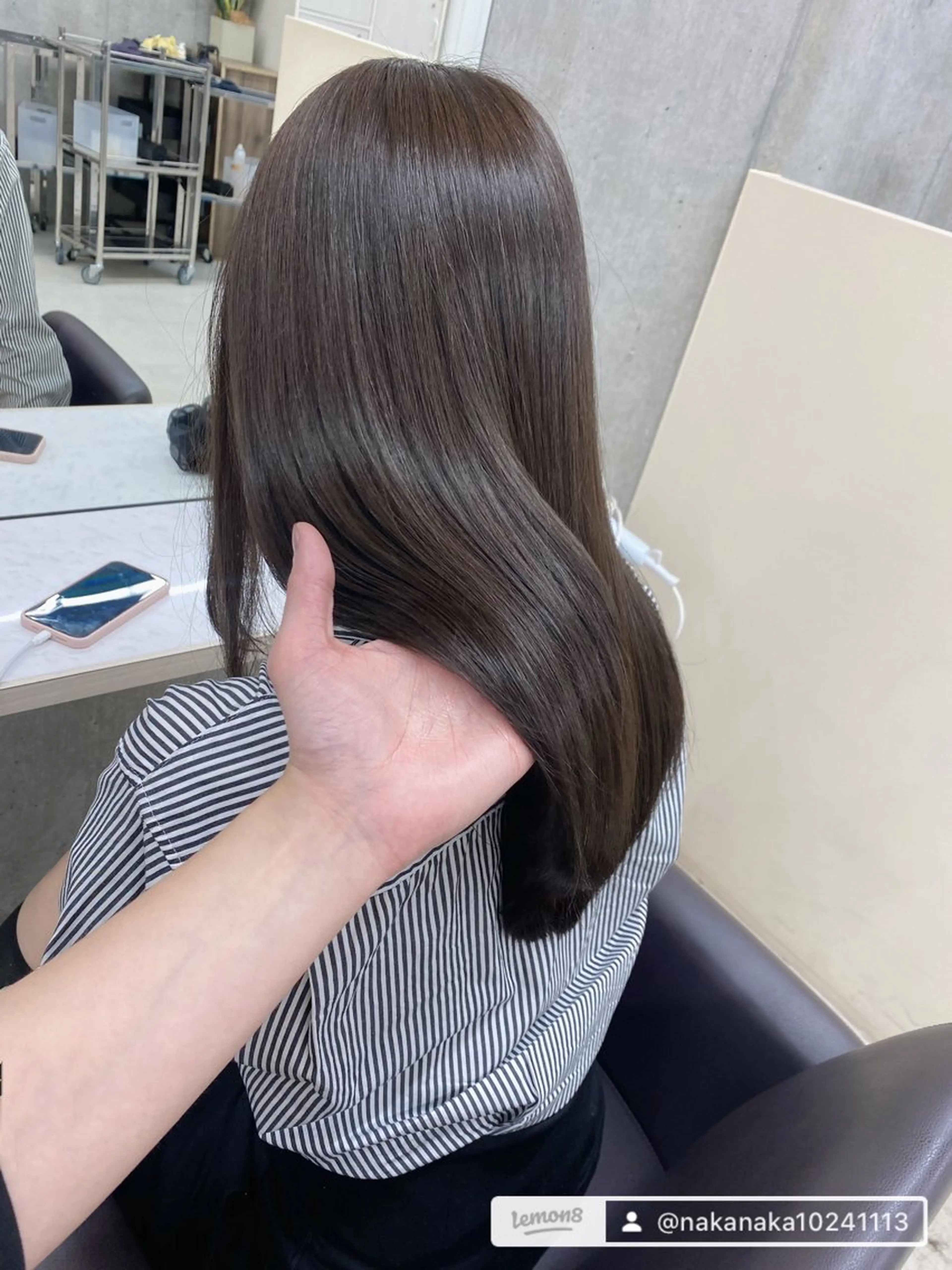 セミロング うる艶ヘア♡韓国好き 透明感　shotaのヘアスタイル