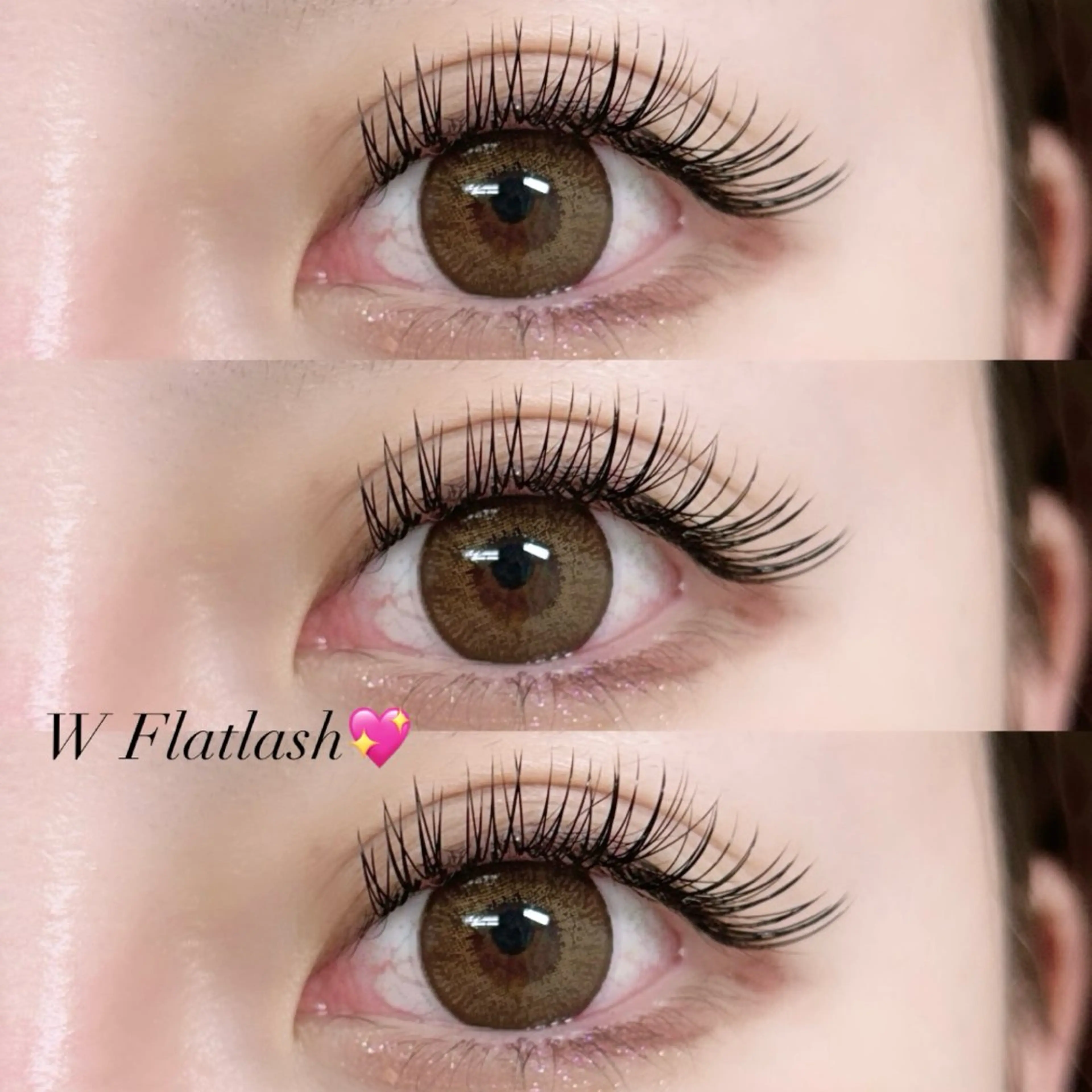 マツエク・マツパ フラットラッシュ マツエク YUKA 💫大阪福島のマツエク・マツパデザイン