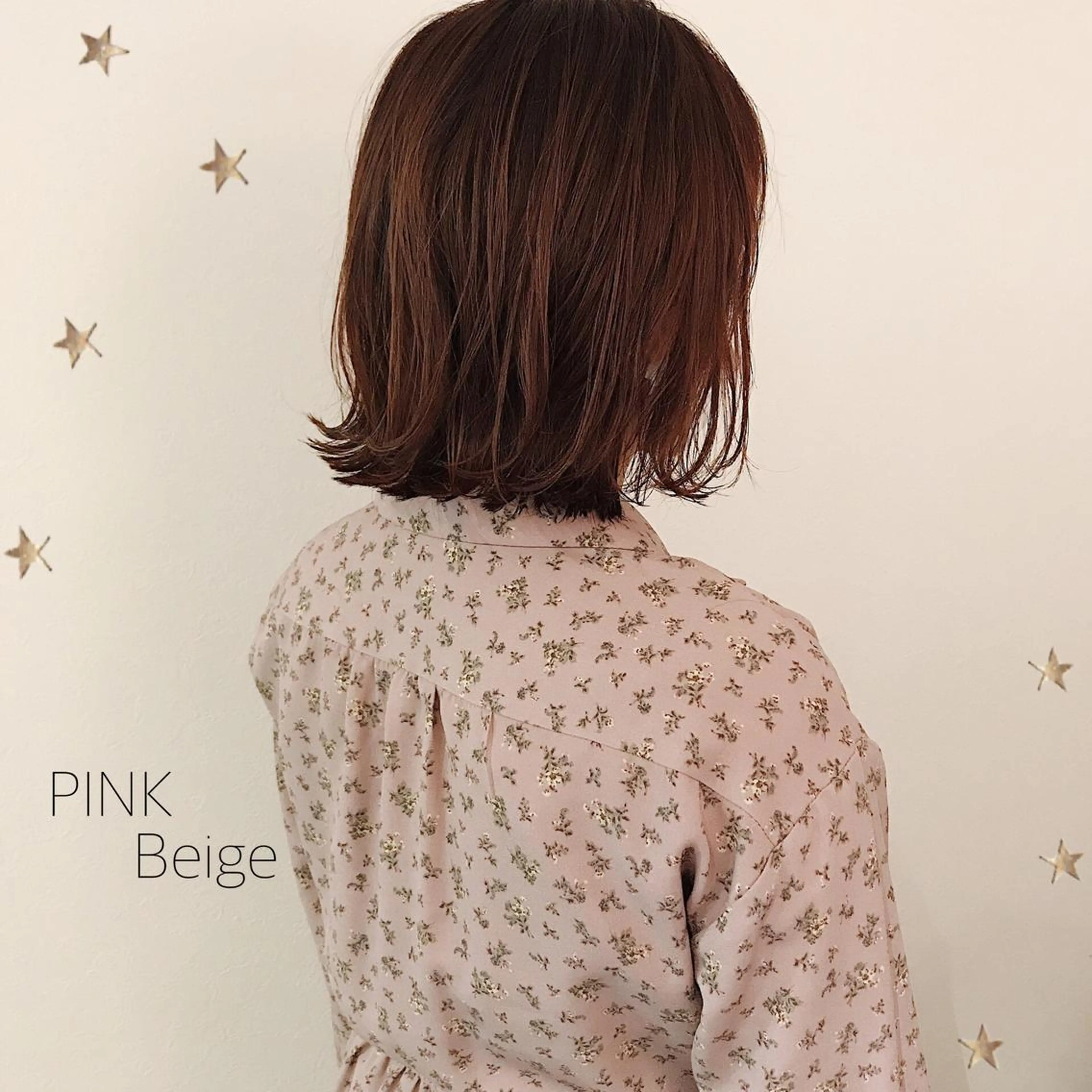 ミディアム カラー カット ヘアカラー 市川 千夏のヘアスタイル