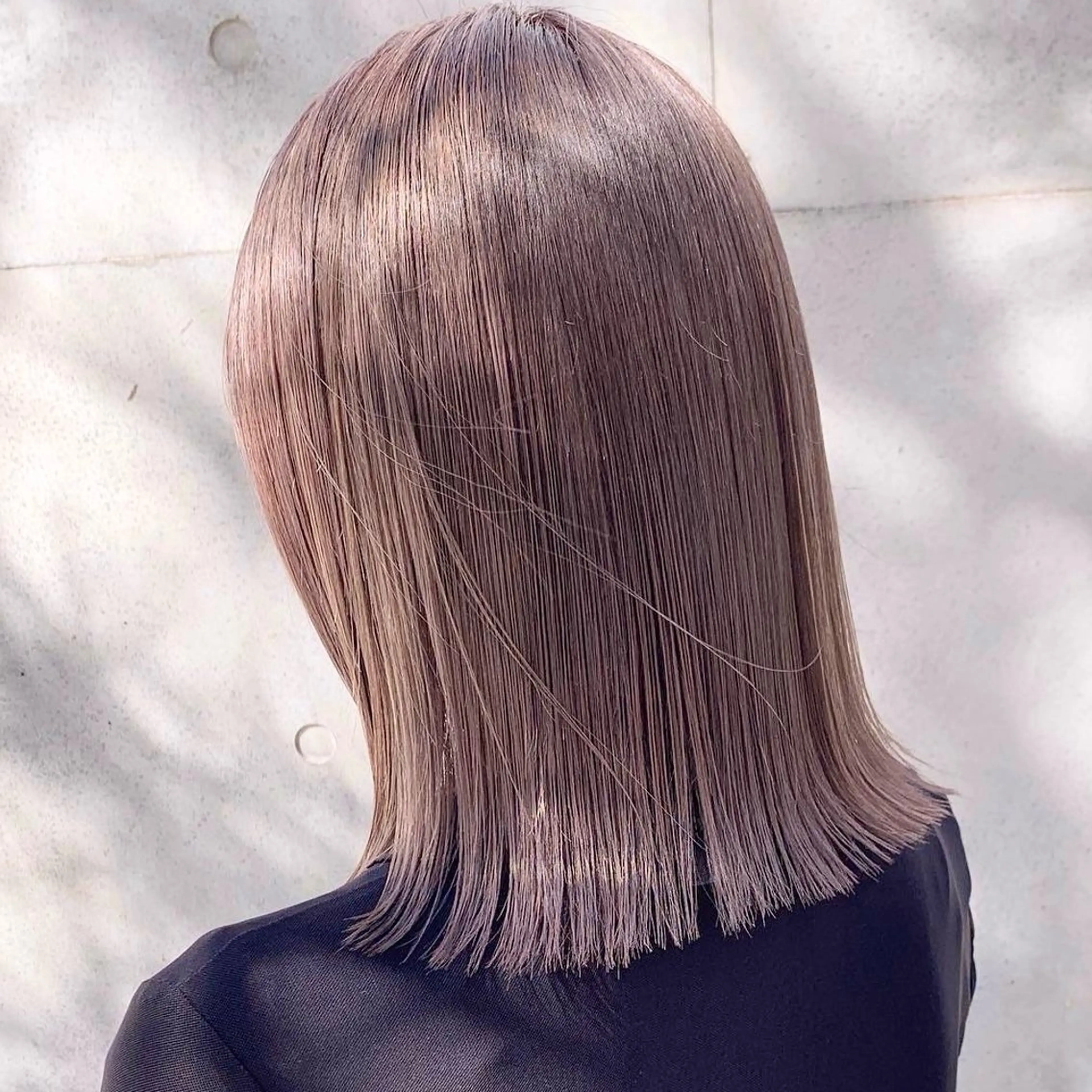 ブリーチなしリタッチカラー（リタッチのみ）の写真