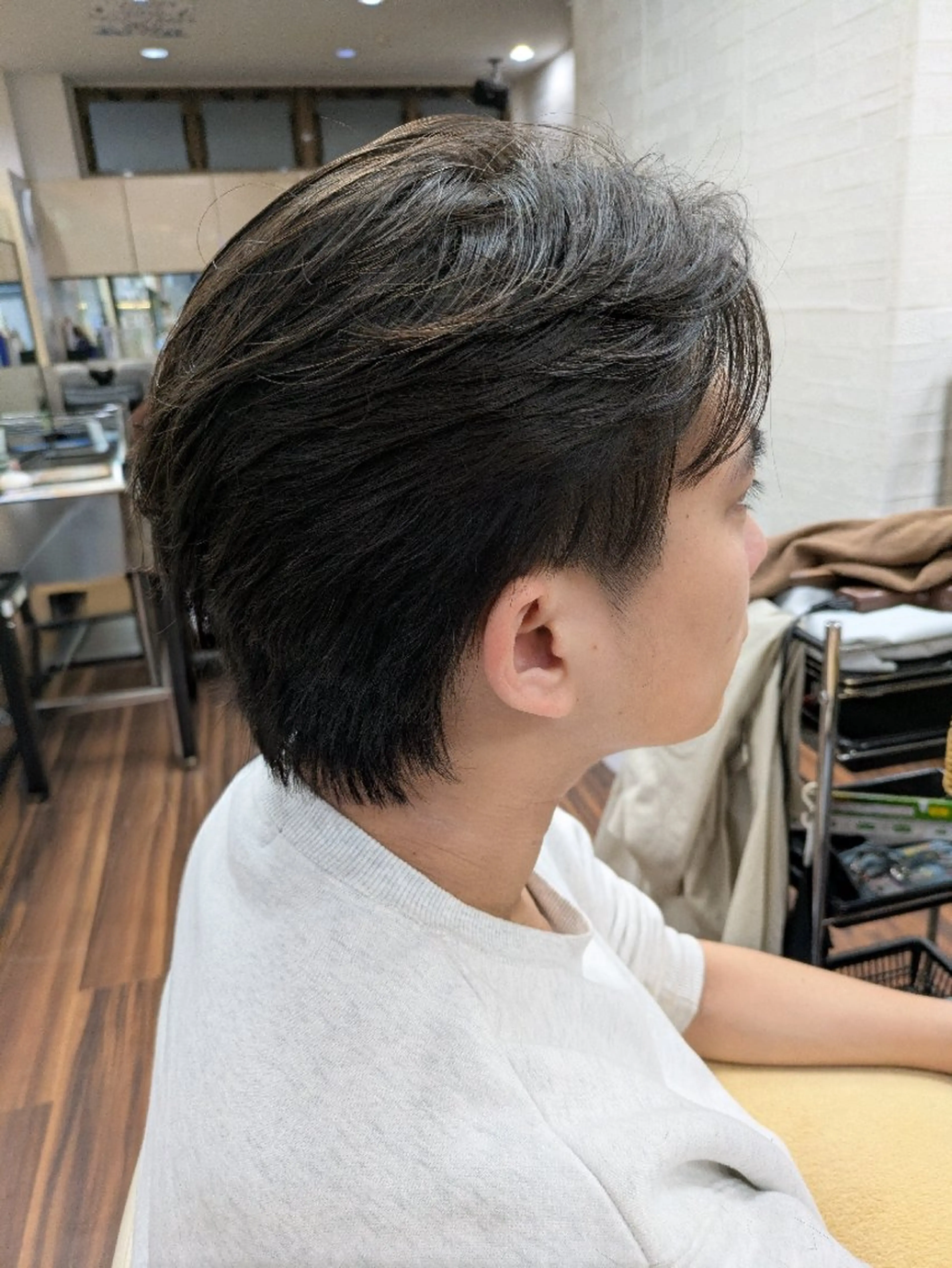 メンズ ツーブロック 大人女性カット/ヘア セット✨️片本🌸のヘアスタイル