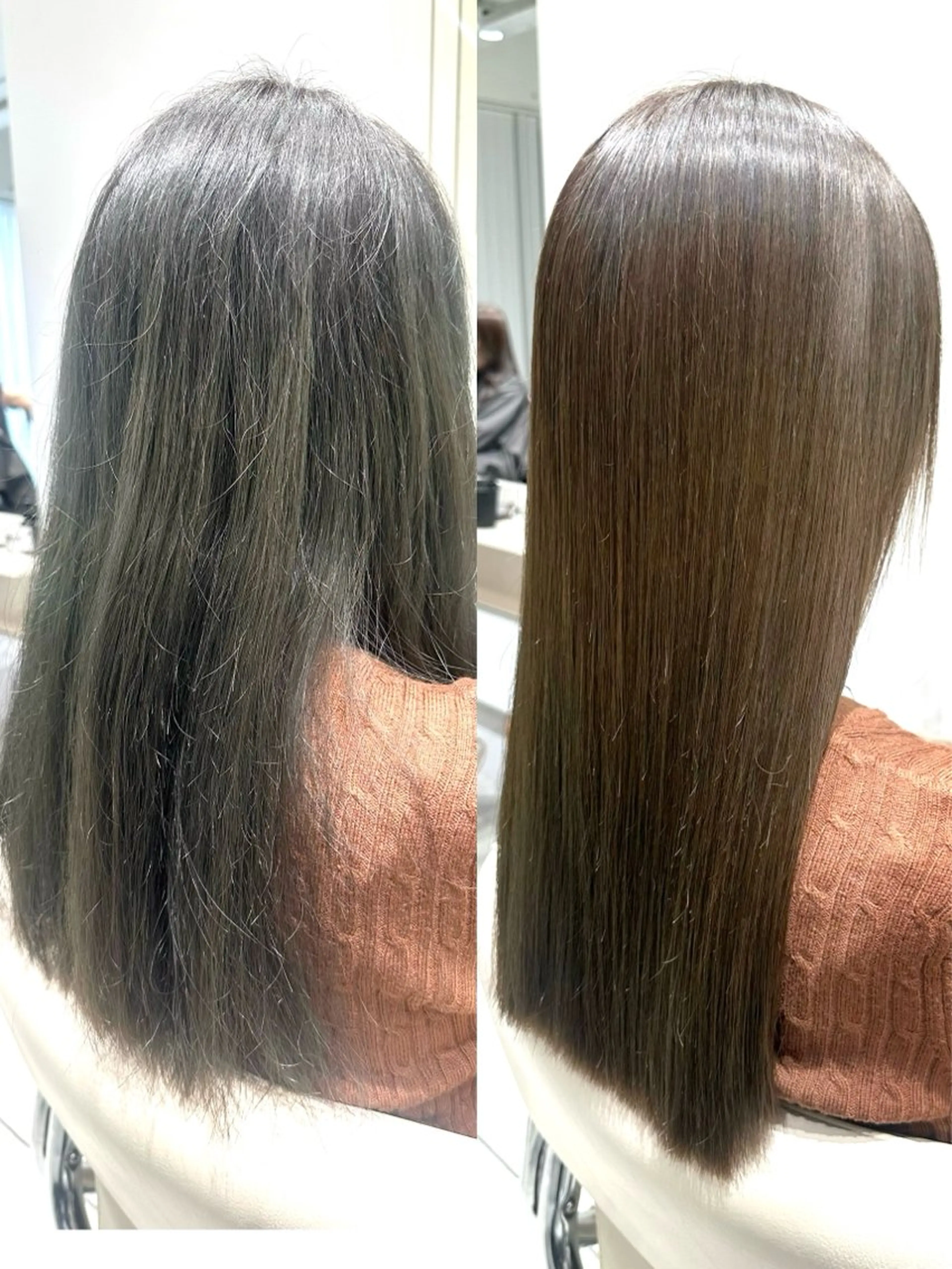 ロング カラー カット ヘアカラー 縮毛矯正 トリートメント ヘッドスパ ヘアセット ジョウ/顔周り/縮毛 /似合わせ/レイヤーのヘアスタイル