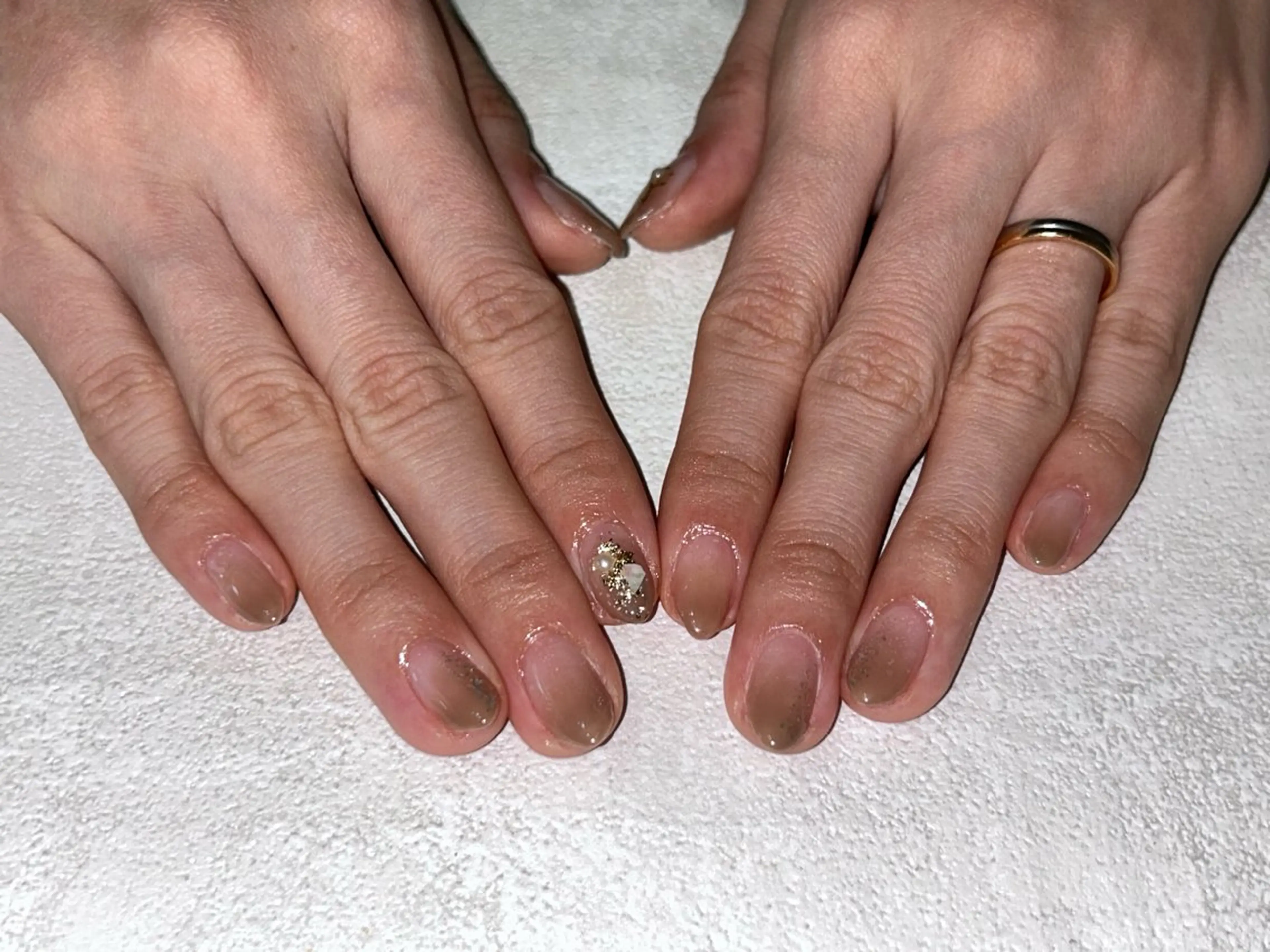 ネイル オーロラネイル 桜ネイル フラワーネイル フットネイル フレンチネイル ハンドネイル kikinail 溝の口のネイルデザイン