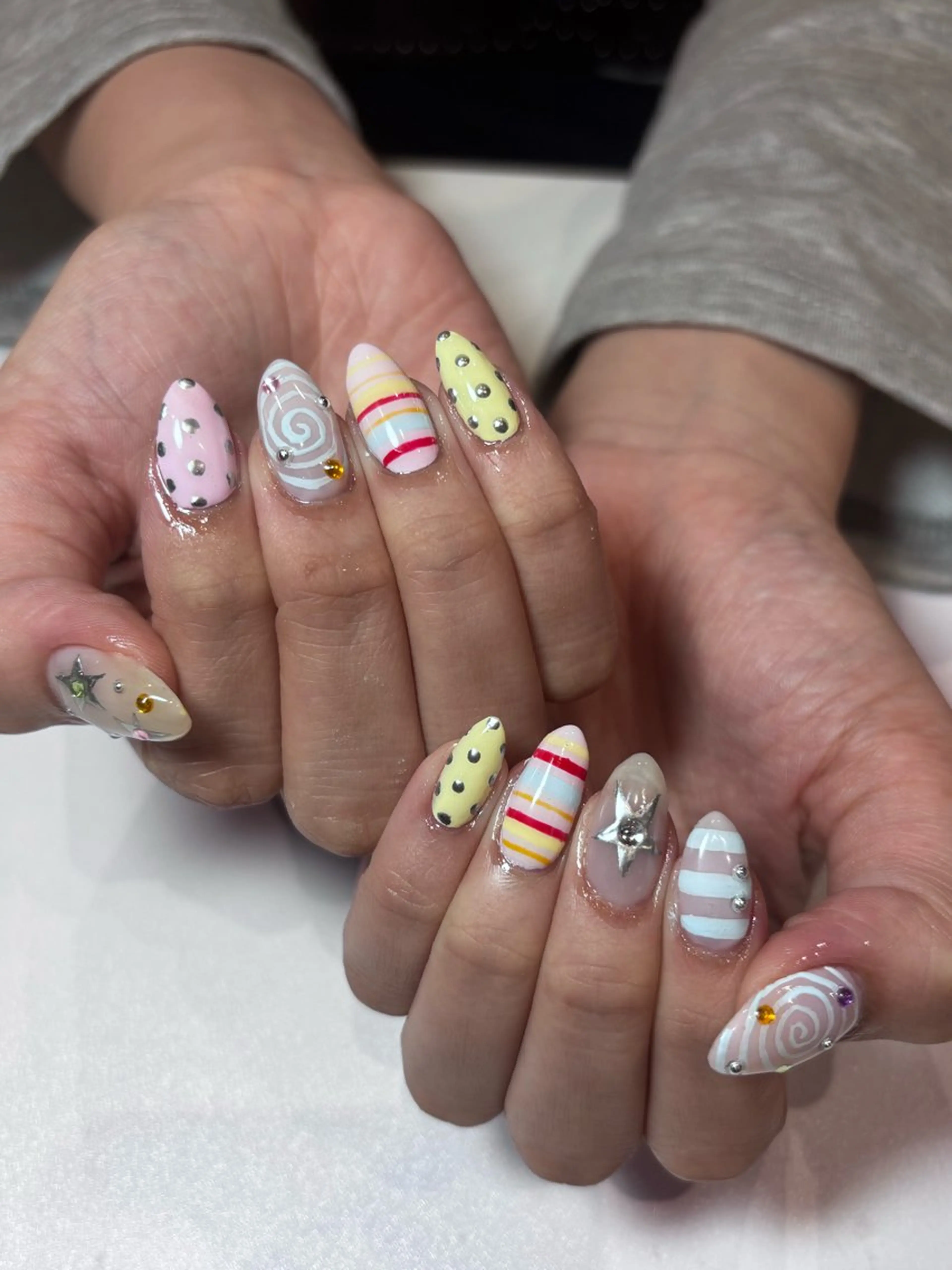 ネイル 韓国ネイル メンズネイル ショートネイル ハンドネイル iona/ハイトーン /ネイルのネイルデザイン