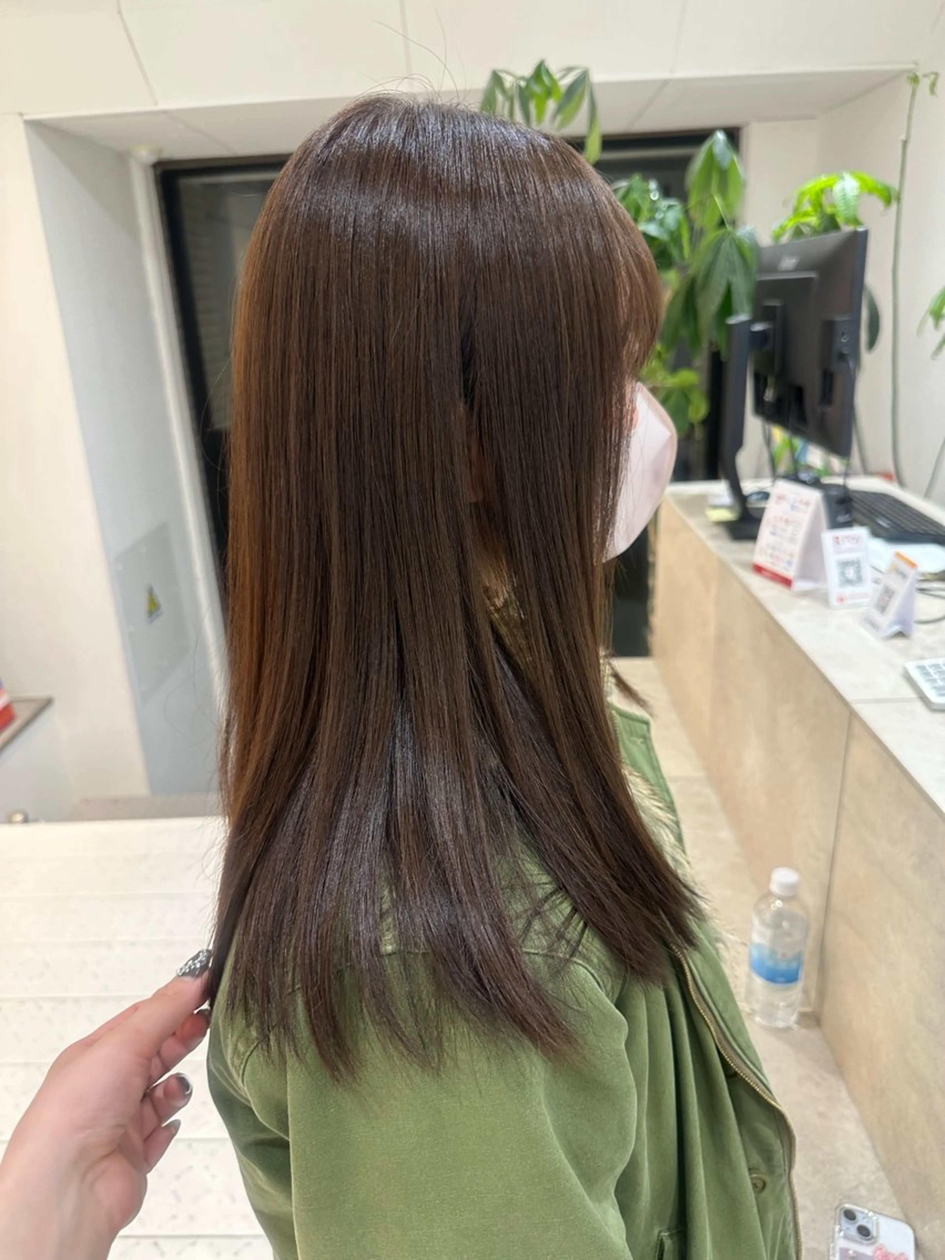 セミロング カラー ヘアカラー トリートメント 🪐ブリーチ/デザイ ン🪐HARUKAのヘアスタイル
