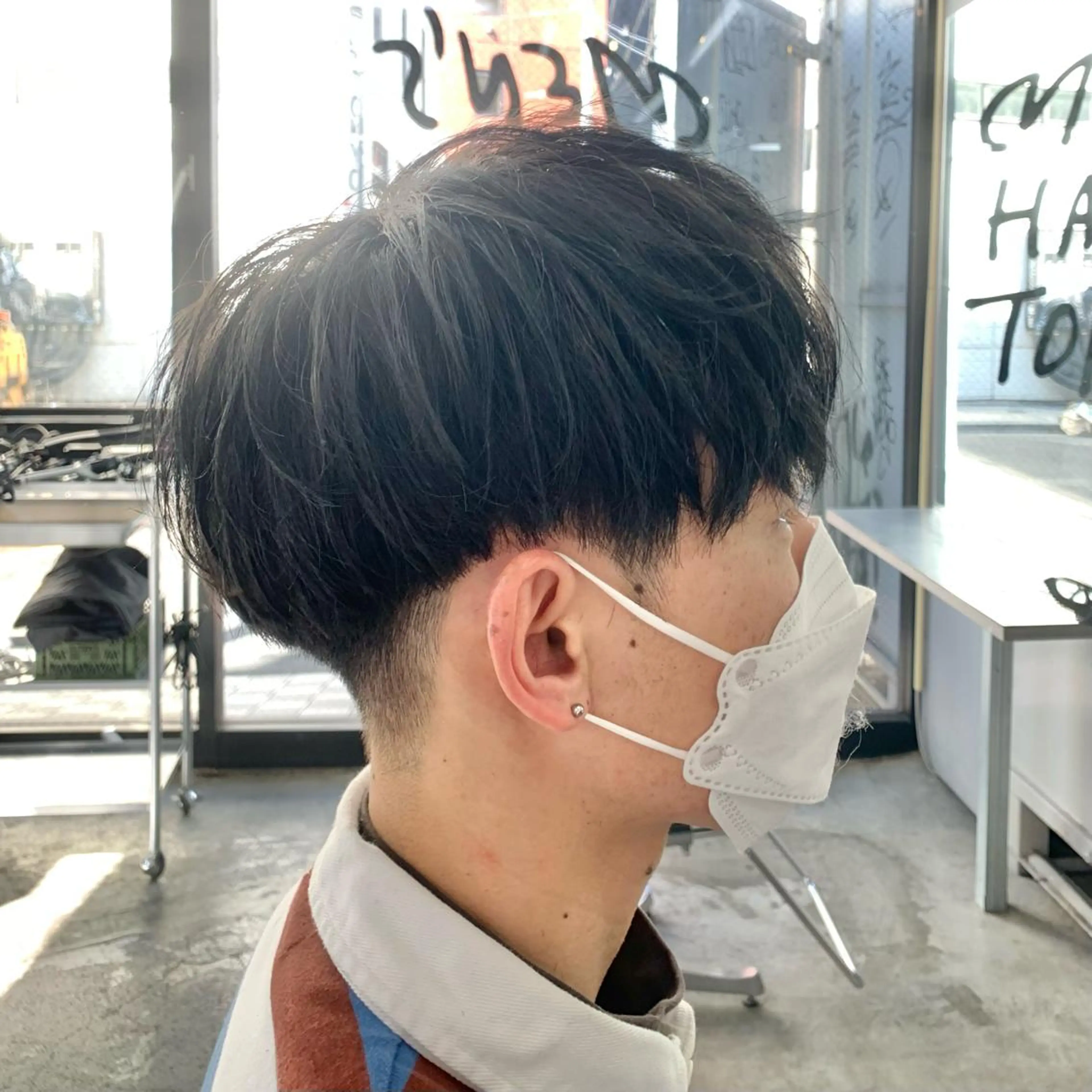 ショート パーマ メンズ マッシュ メンズパーマ ニュアンスパーマ カット 縮毛矯正 メンズ特化美容師/ 藤戸 椋のヘアスタイル