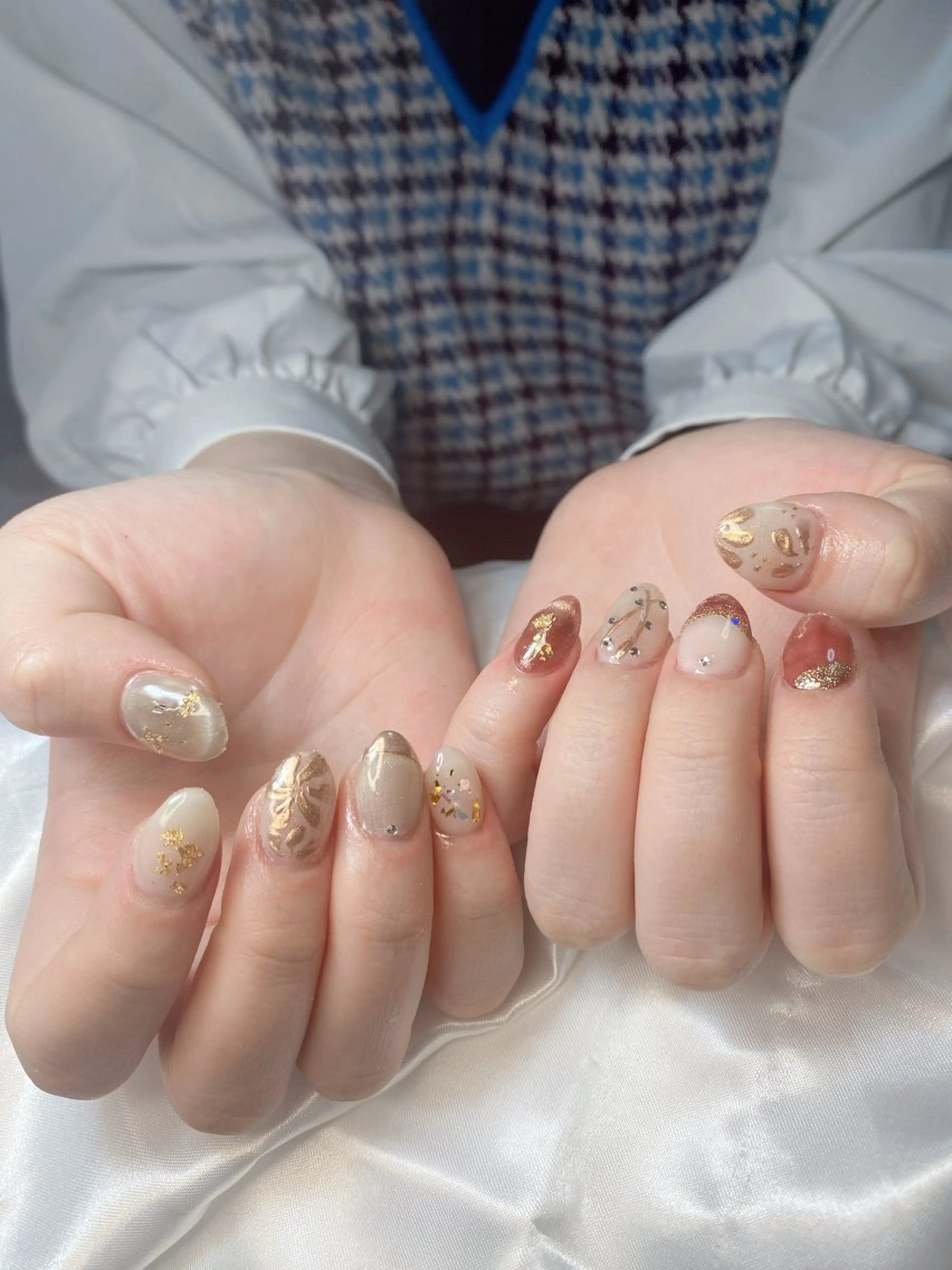 ネイル 成人式 ハイネイル 自宅サロンのネイルデザイン