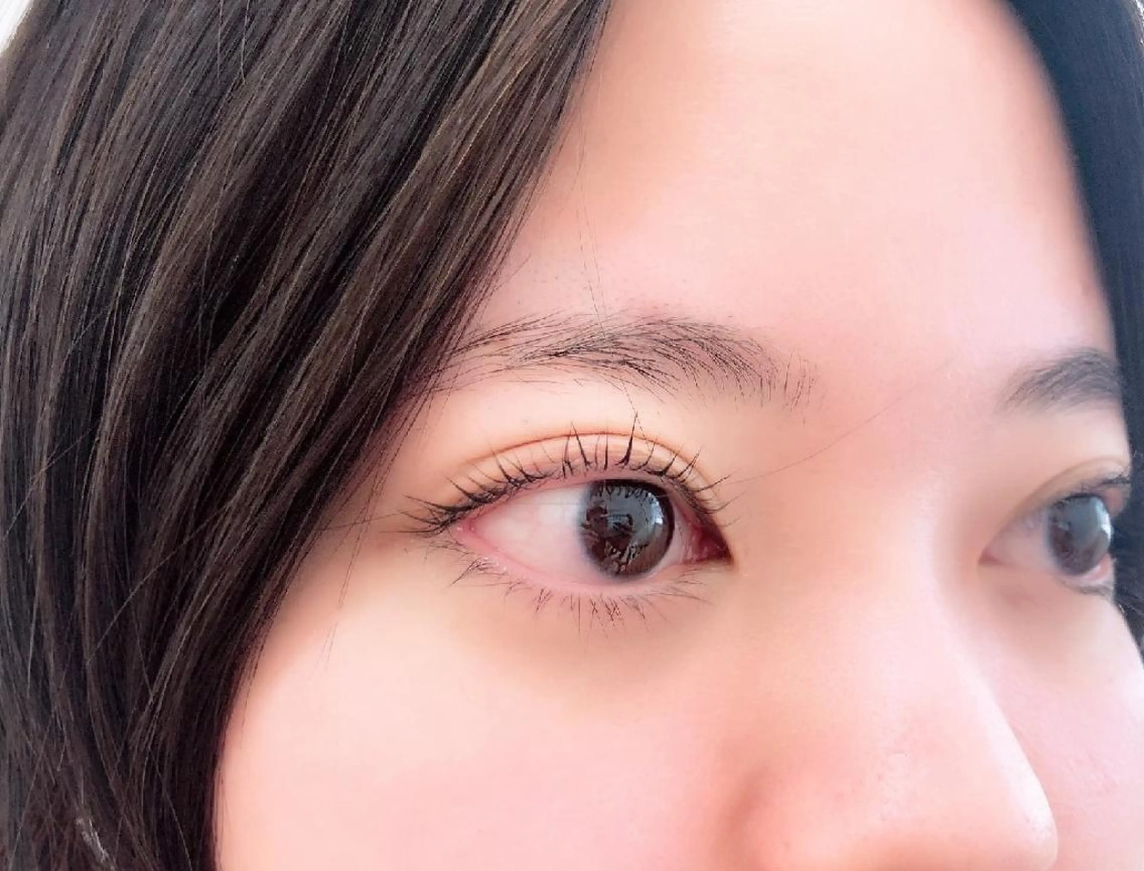 マツエク・マツパ 付け放題 フラットラッシュ ナチュラル まつげパーマ 一重×まつ毛パーマ マツパ 吉岡 ゆうなのマツエク・マツパデザイン