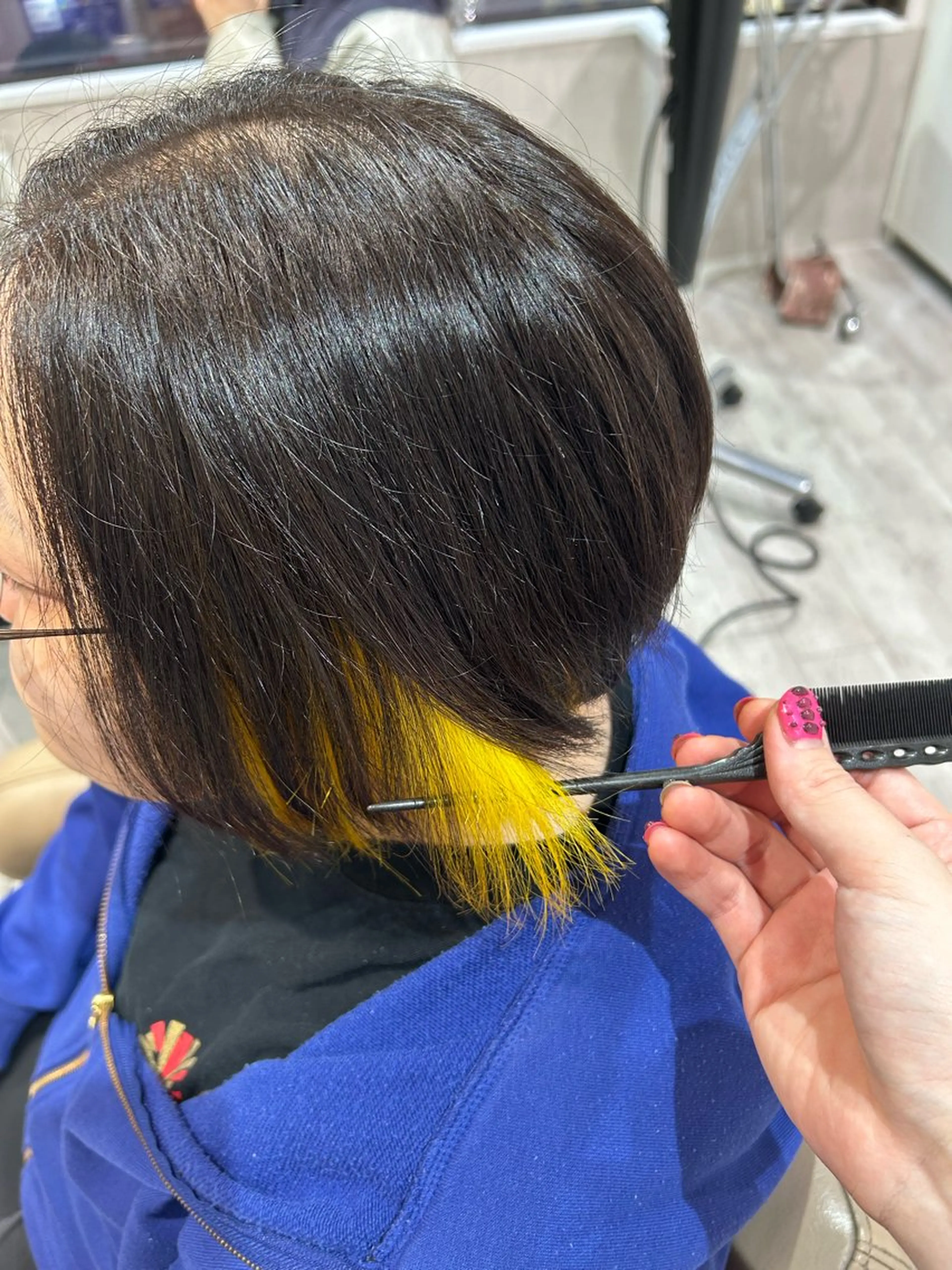 カラー Akane🤎 ash本八幡のヘアスタイル