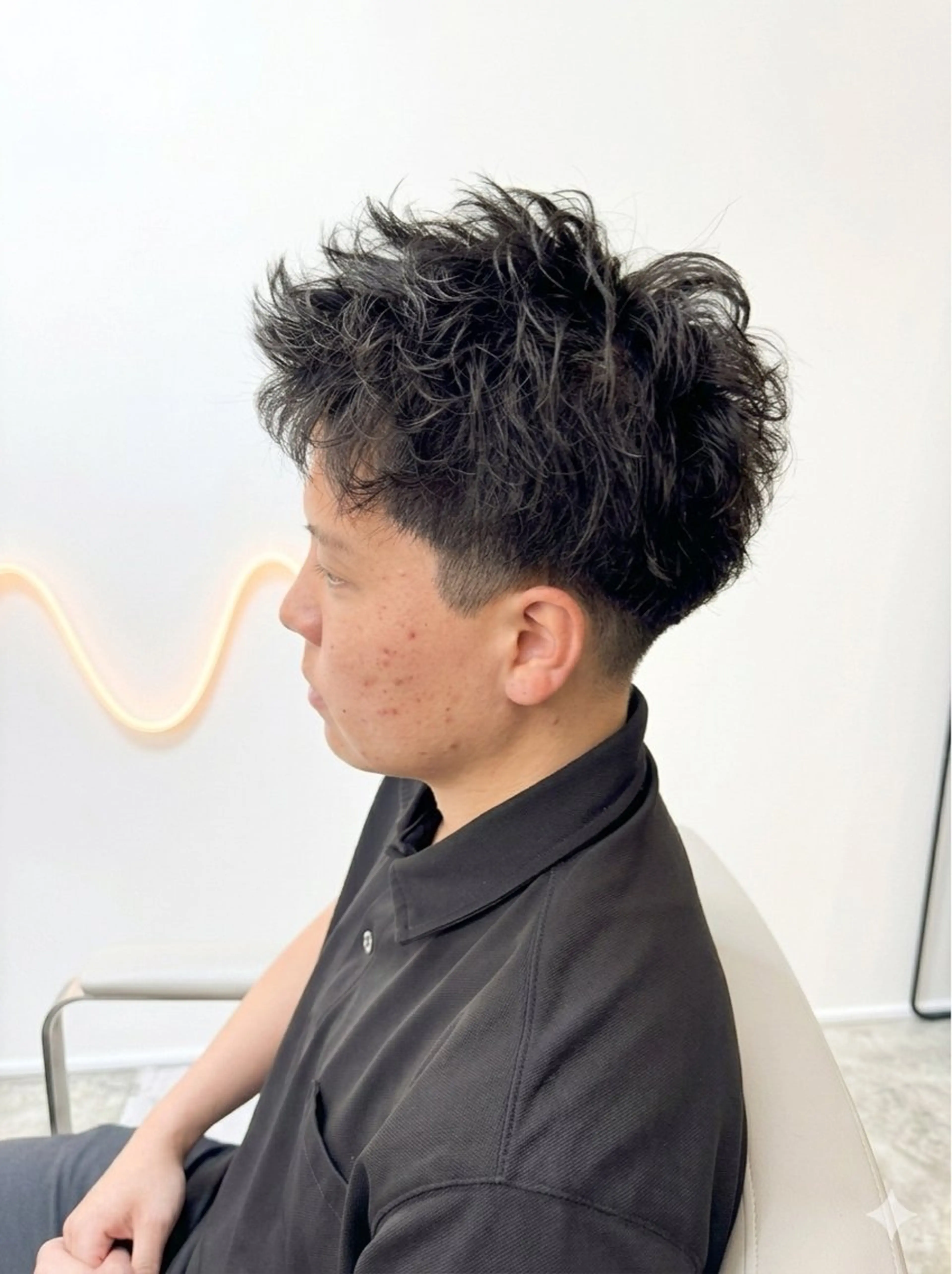 パーマ メンズ カット パーマ メンズ特化/ツイスパ 朝ラクセット 颯のヘアスタイル